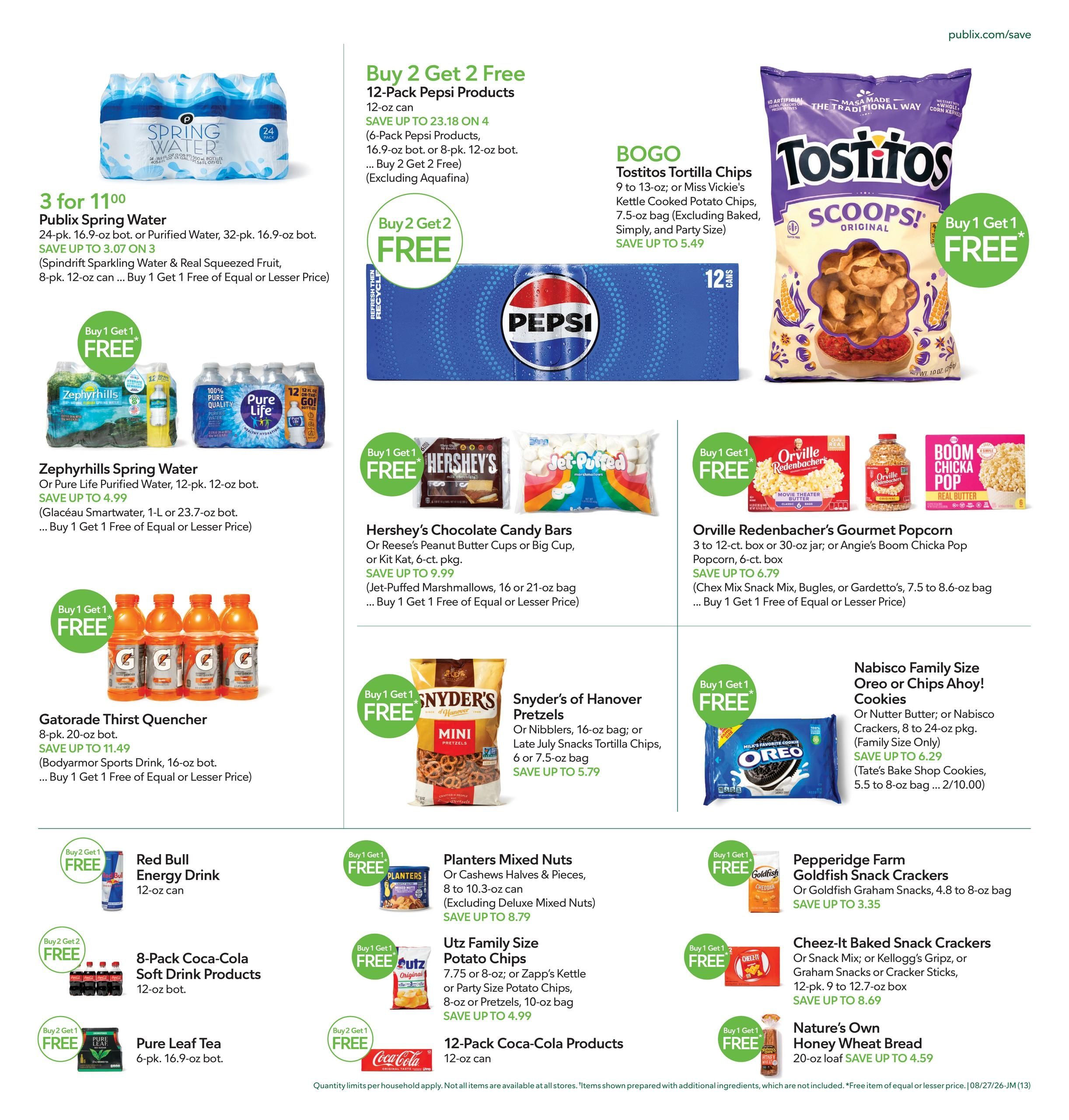Publix (Alma Area, GA) Weekly Ad August 26 - September 1, 2026
