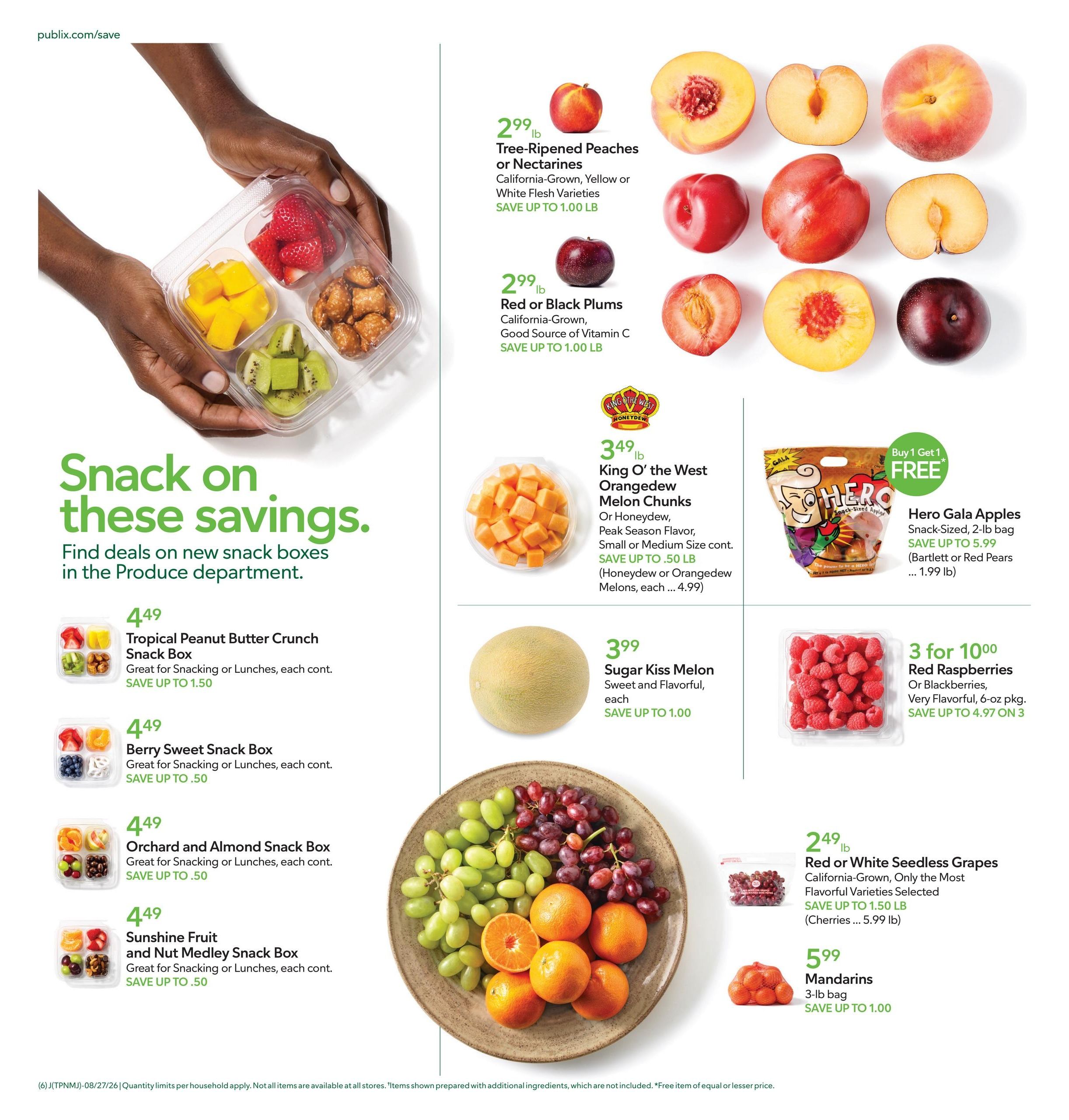 Publix (Alma Area, GA) Weekly Ad August 26 - September 1, 2026