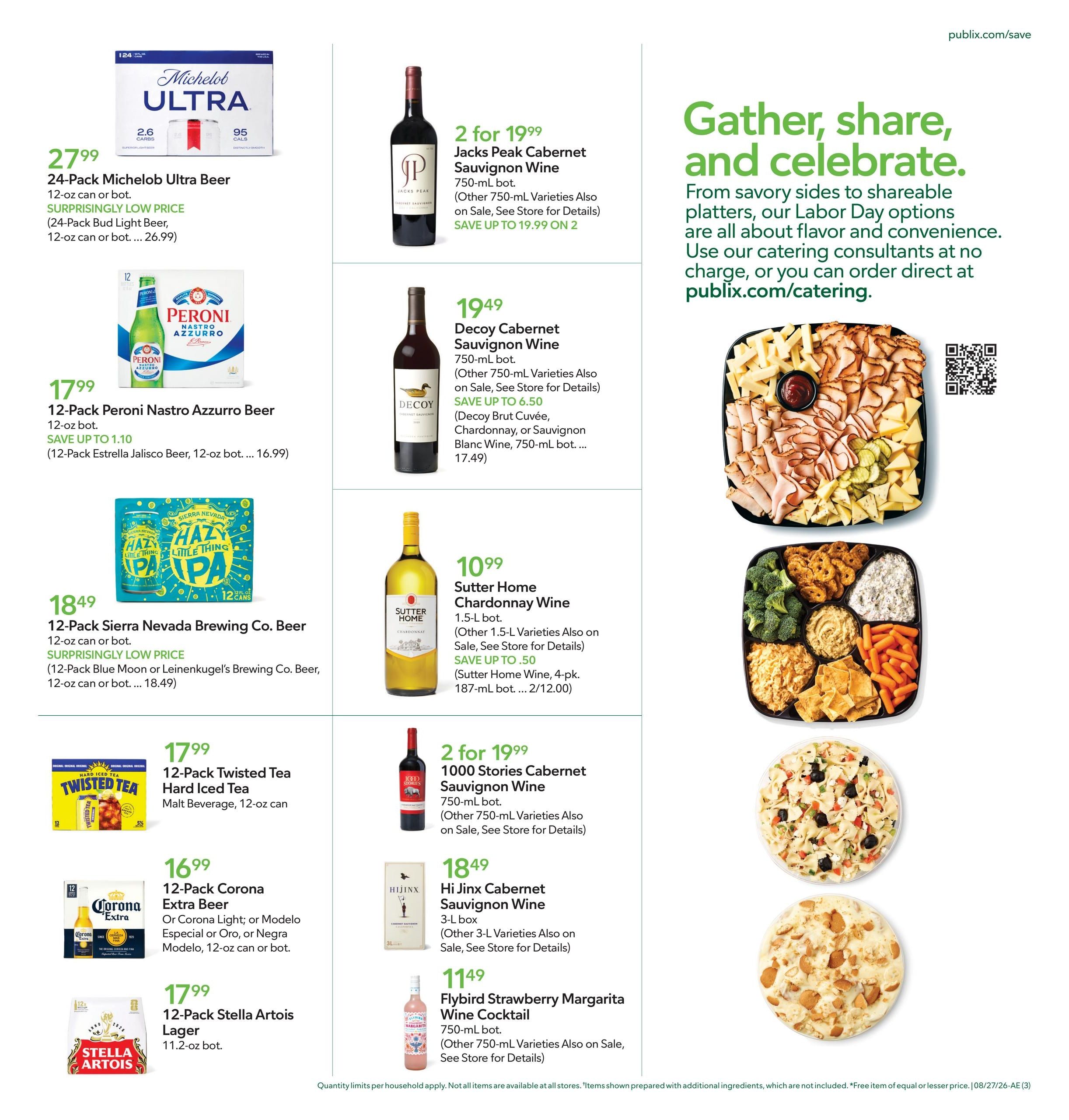 Publix (Huntsville Area, AL) Weekly Ad August 26 - September 1, 2026