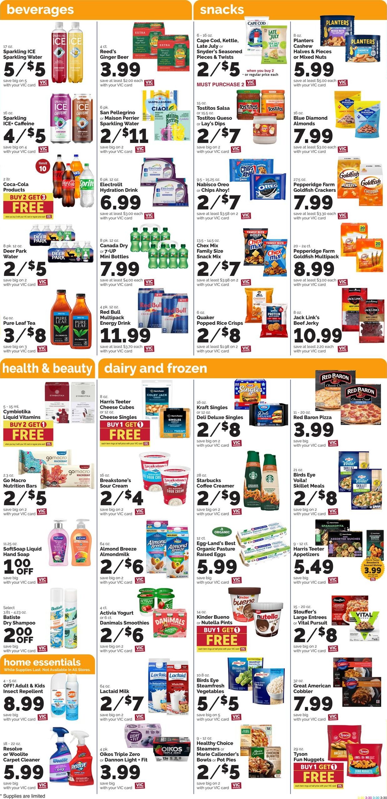 Harris Teeter (Apex Area, NC) Weekly Ad August 26 - September 1, 2026