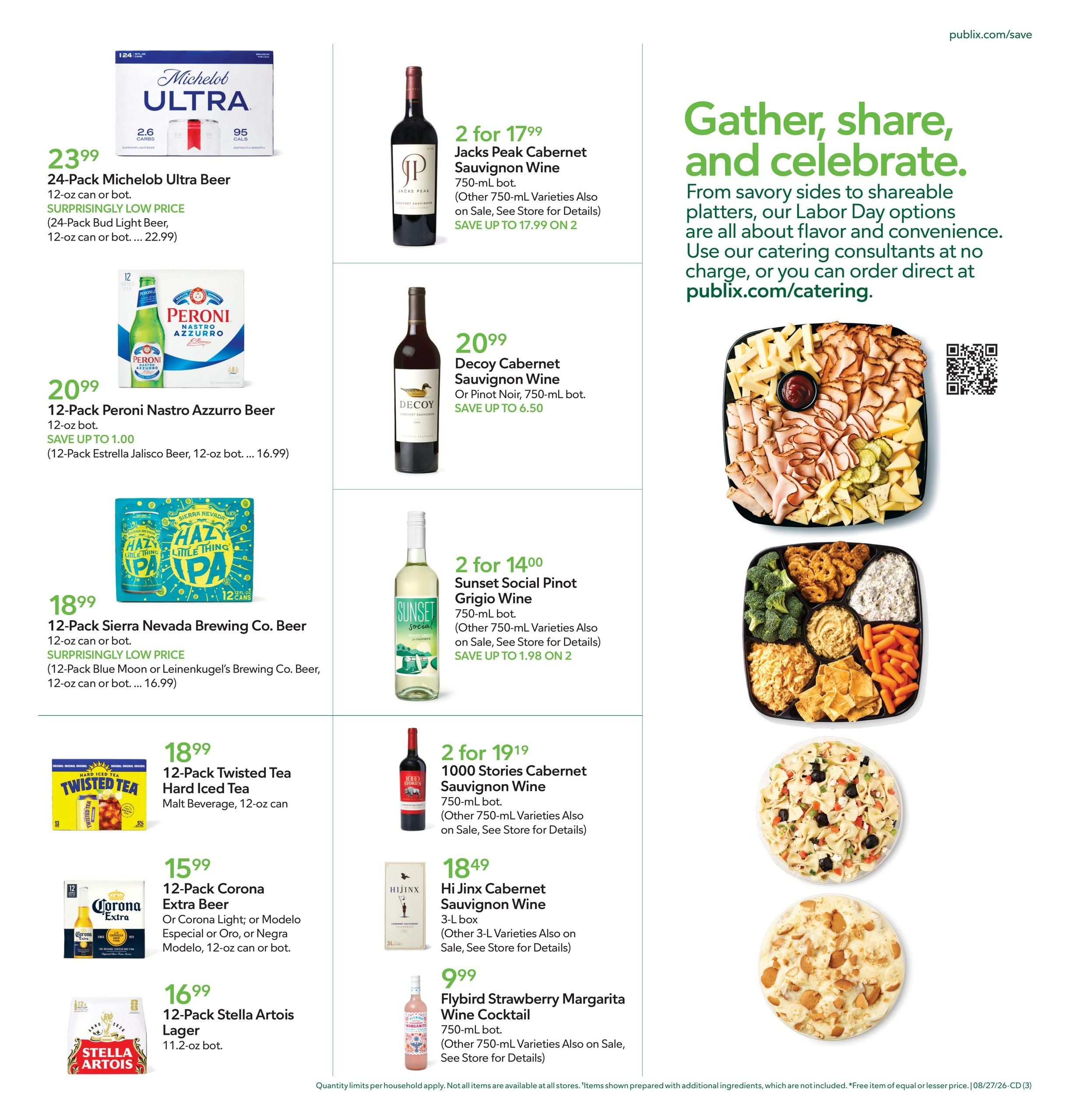 Publix (Apex Area, NC) Weekly Ad August 26 - September 1, 2026