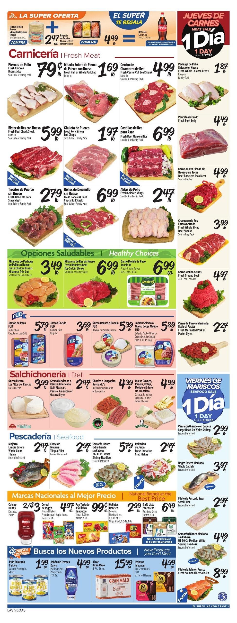 El Super (Henderson Area, NV) Weekly Ad August 26 - September 1, 2026