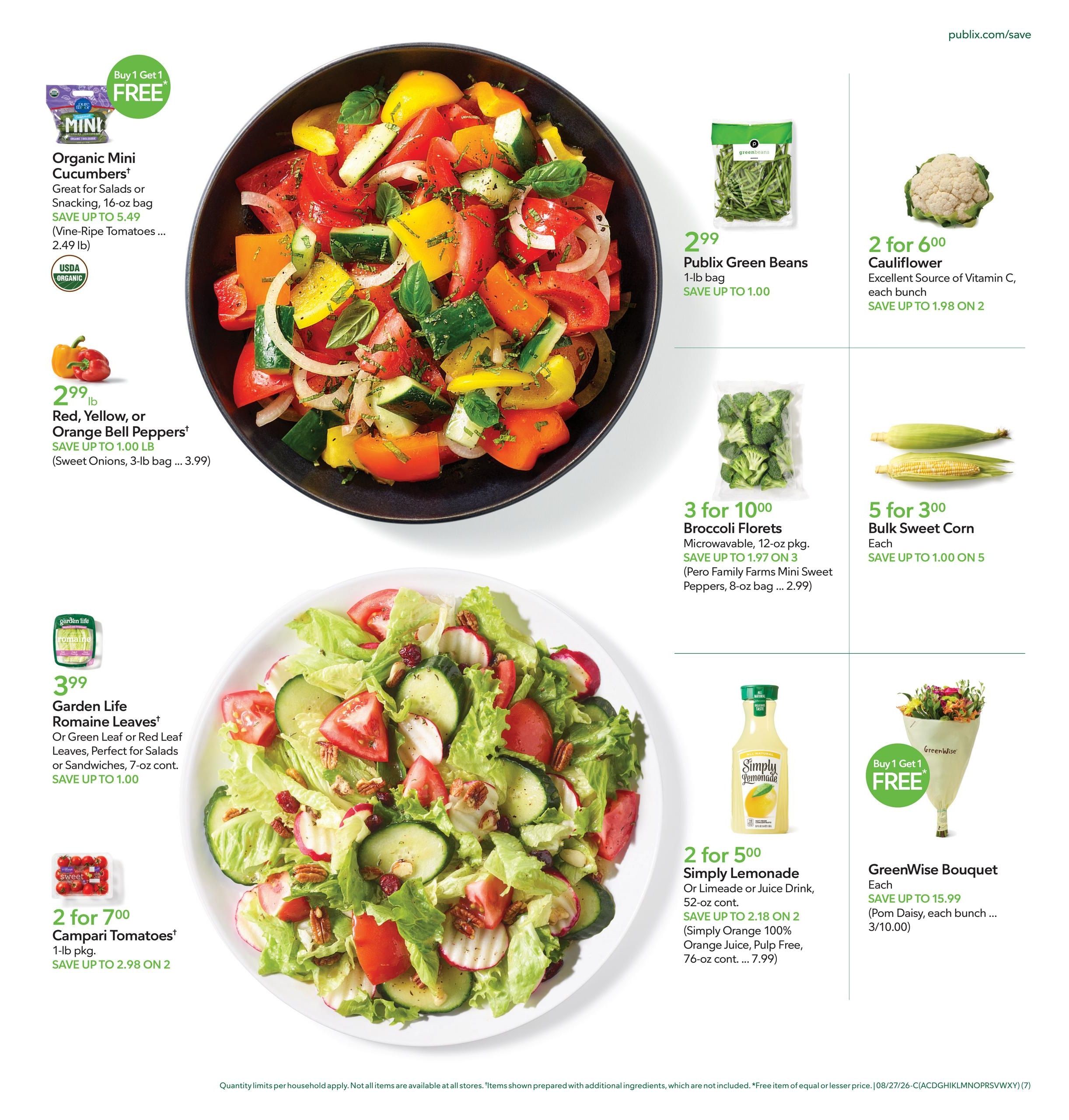 Publix (Bluff City Area, TN) Weekly Ad August 26 - September 1, 2026
