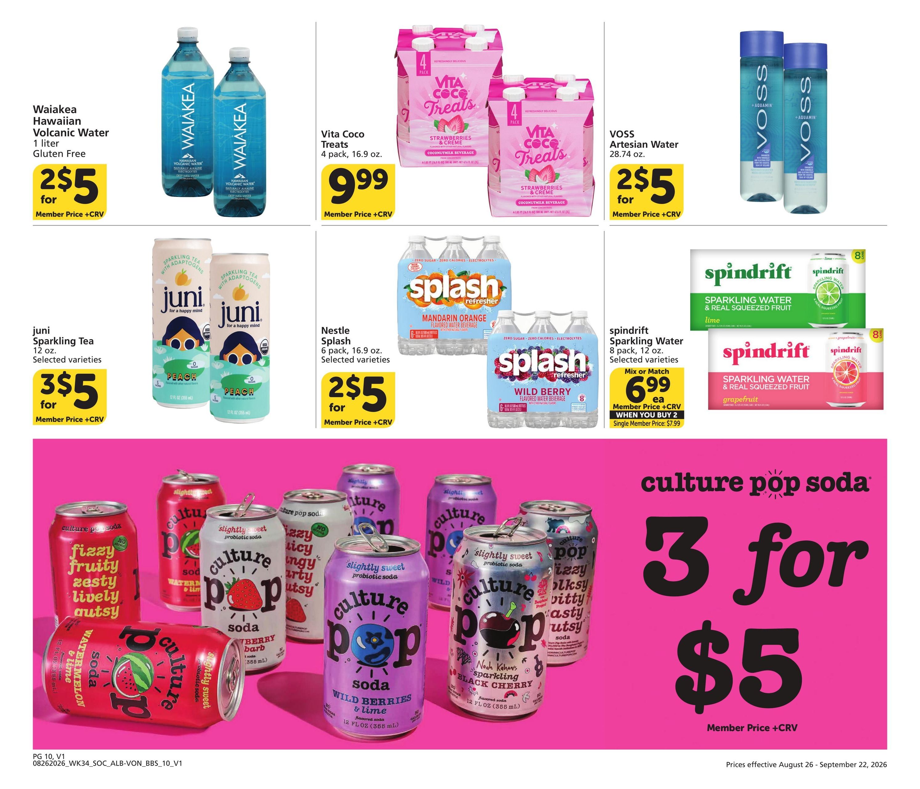 Vons (Chula Vista–Poway Area, CA) Big Book of Savings Weekly Ad August 26 - September 22, 2026