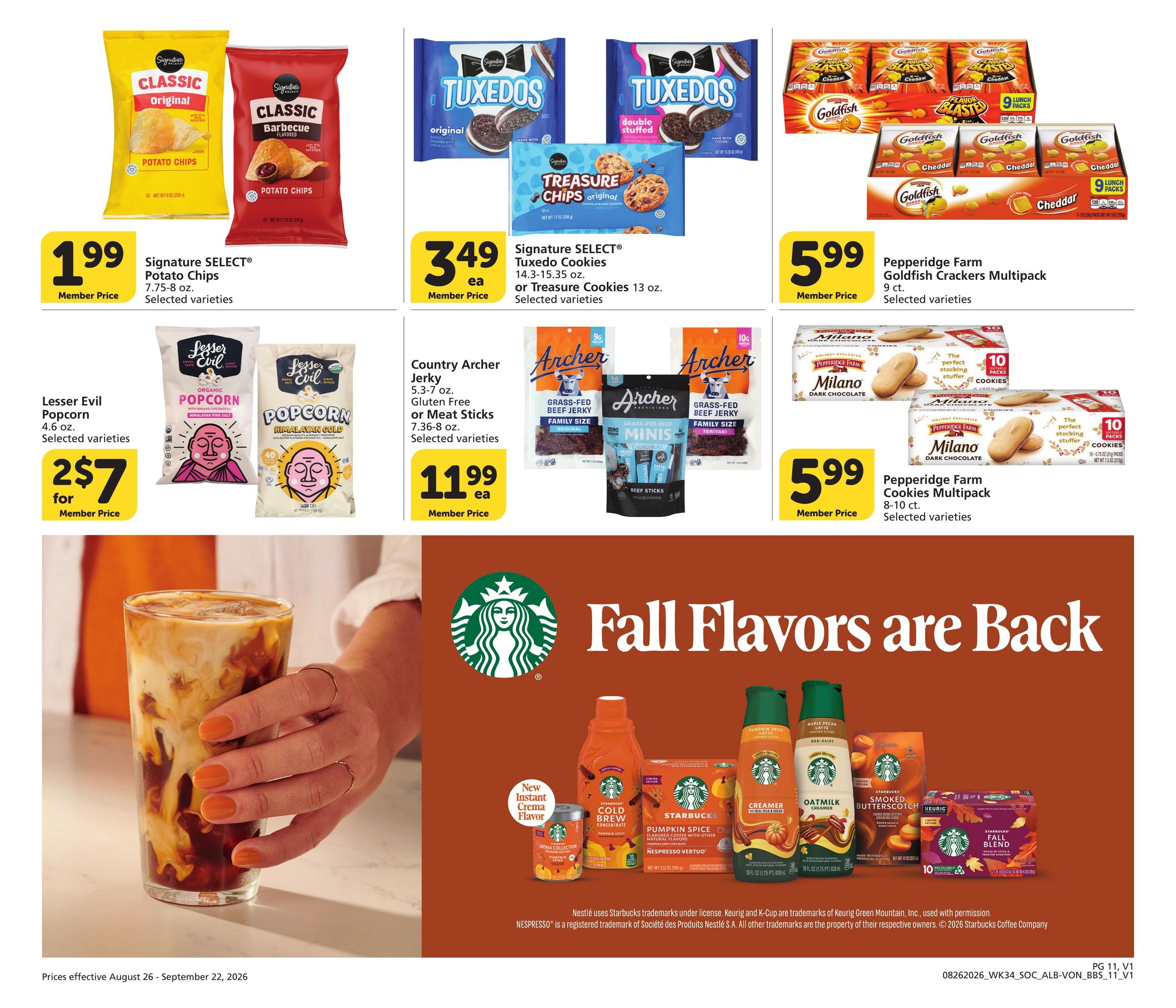 Vons (Chula Vista–Poway Area, CA) Big Book of Savings Weekly Ad August 26 - September 22, 2026