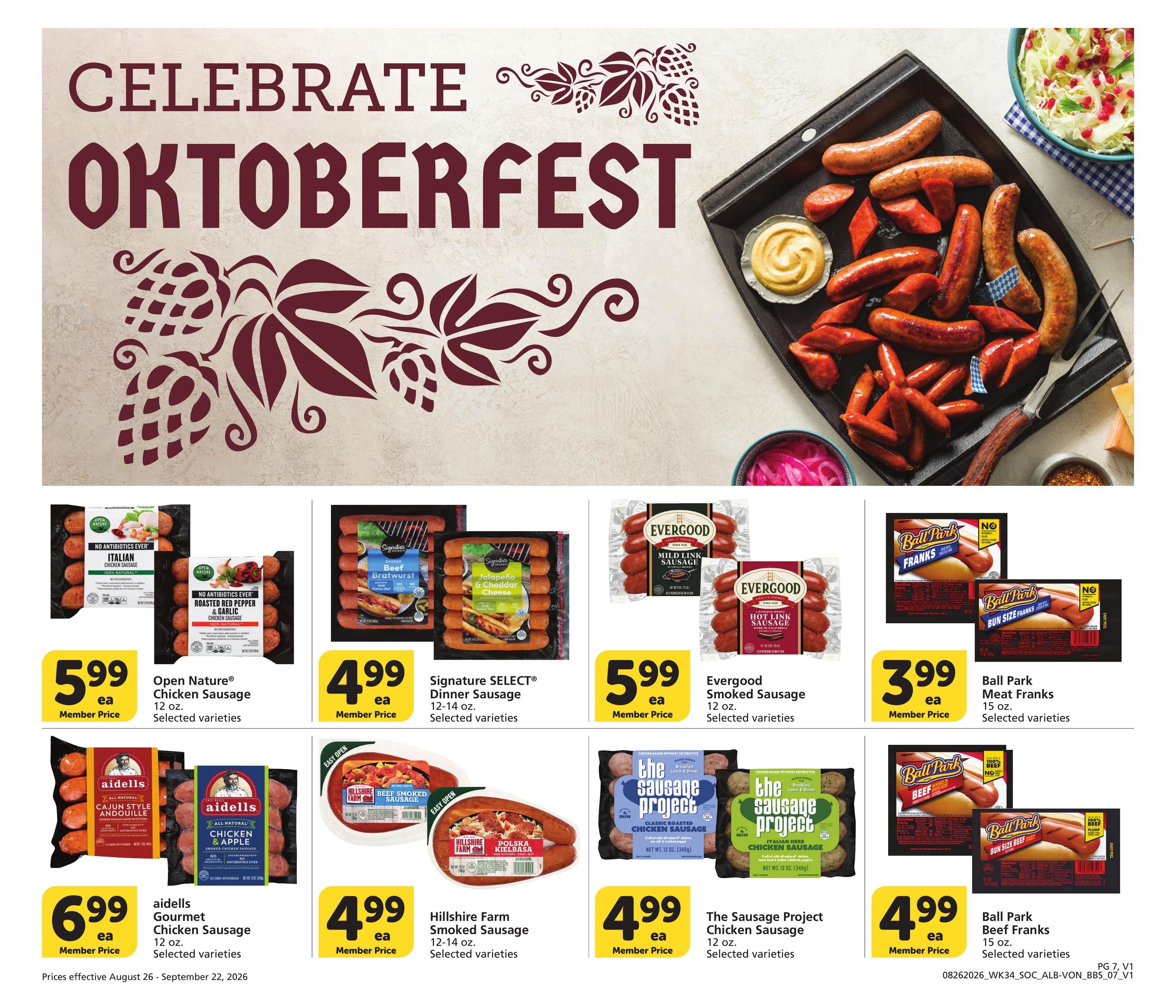Vons (Chula Vista–Poway Area, CA) Big Book of Savings Weekly Ad August 26 - September 22, 2026