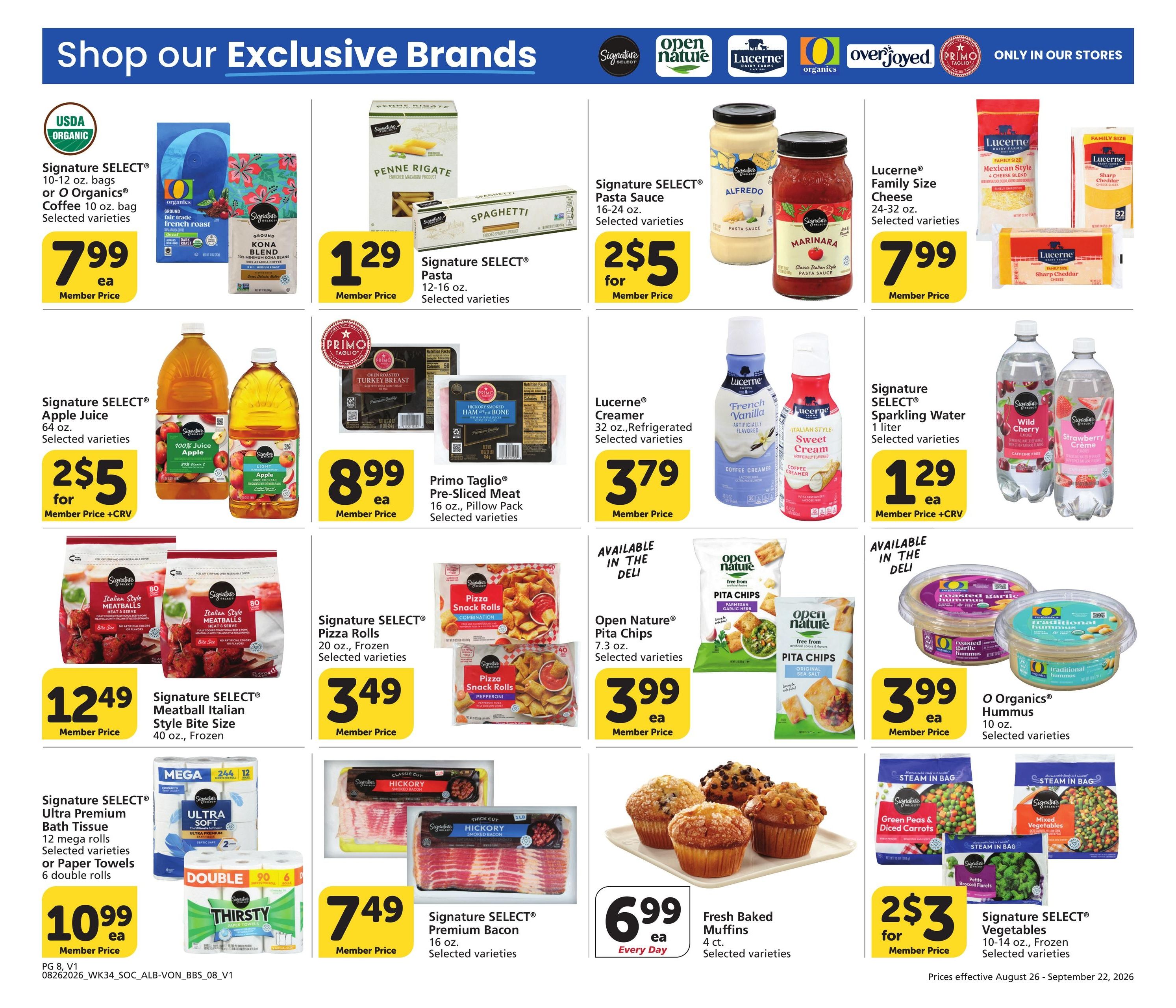 Vons (Chula Vista–Poway Area, CA) Big Book of Savings Weekly Ad August 26 - September 22, 2026