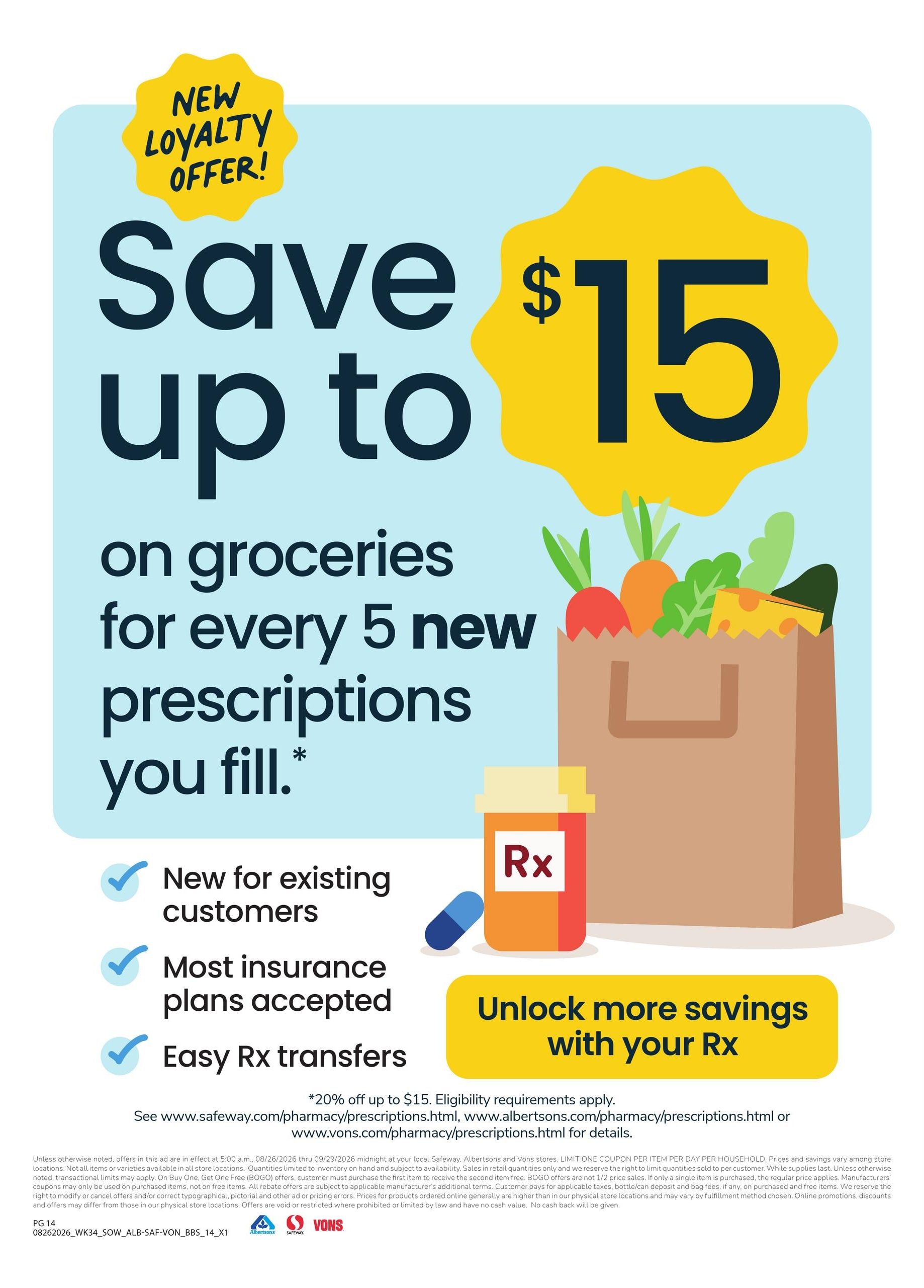 Vons (Las Vegas–The Lakes Area, NV) Big Book of Savings Weekly Ad August 26 - September 29, 2026