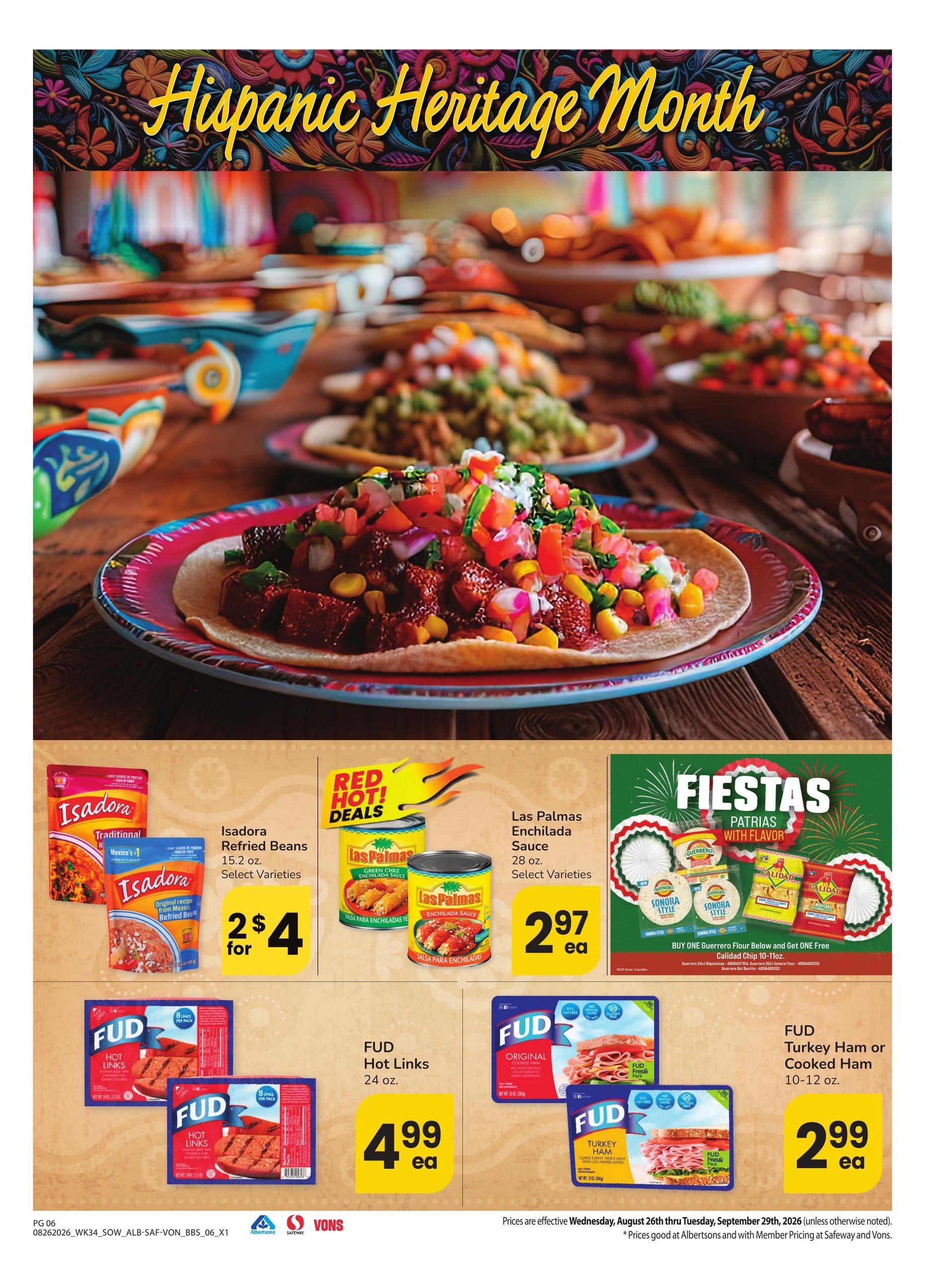 Vons (Las Vegas–The Lakes Area, NV) Big Book of Savings Weekly Ad August 26 - September 29, 2026