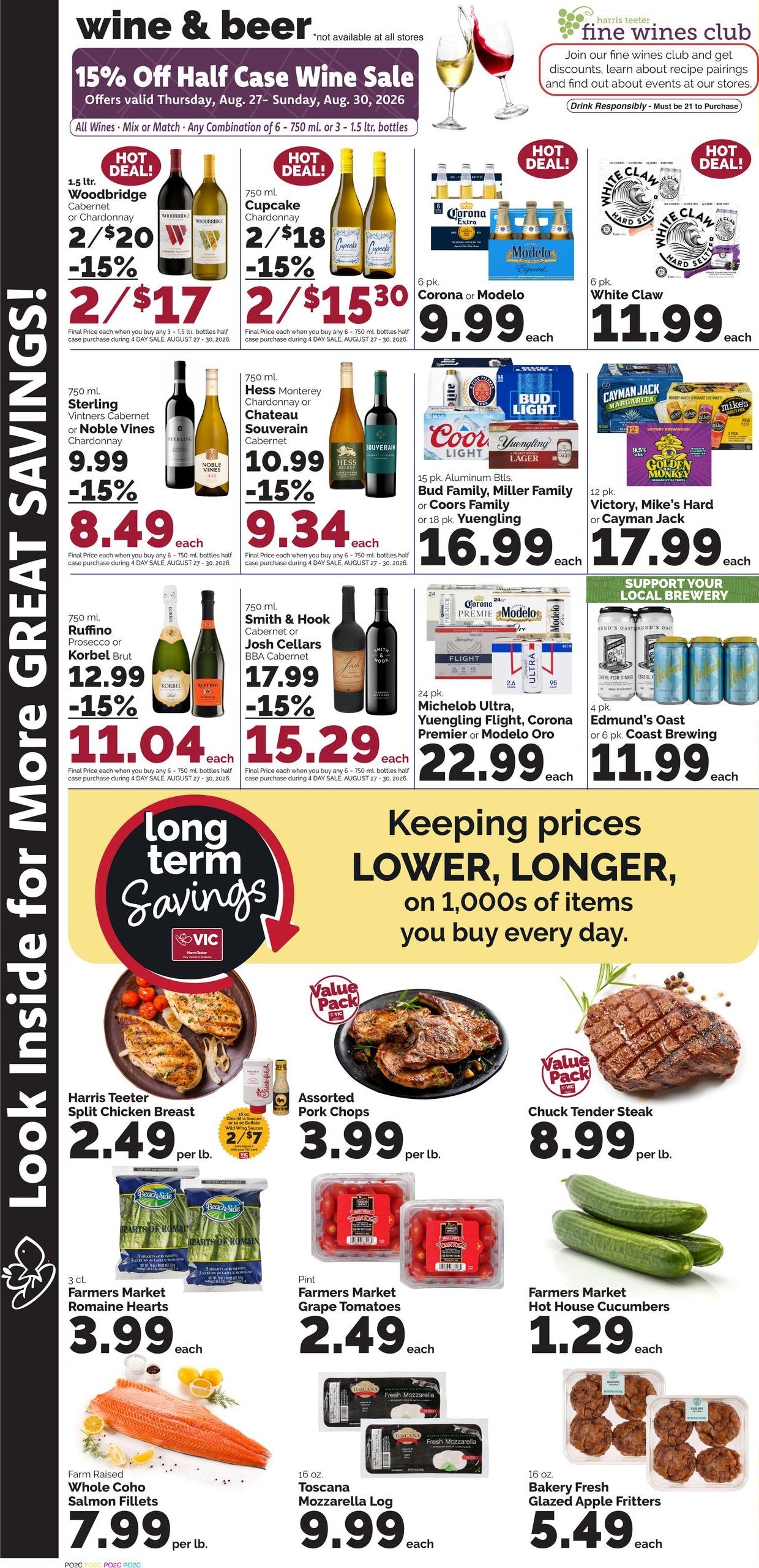 Harris Teeter (Charleston-North Charleston Area, SC) Weekly Ad August 26 - September 1, 2026