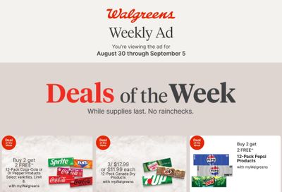 Walgreens (AK) Weekly Ad August 30 - September 5, 2026