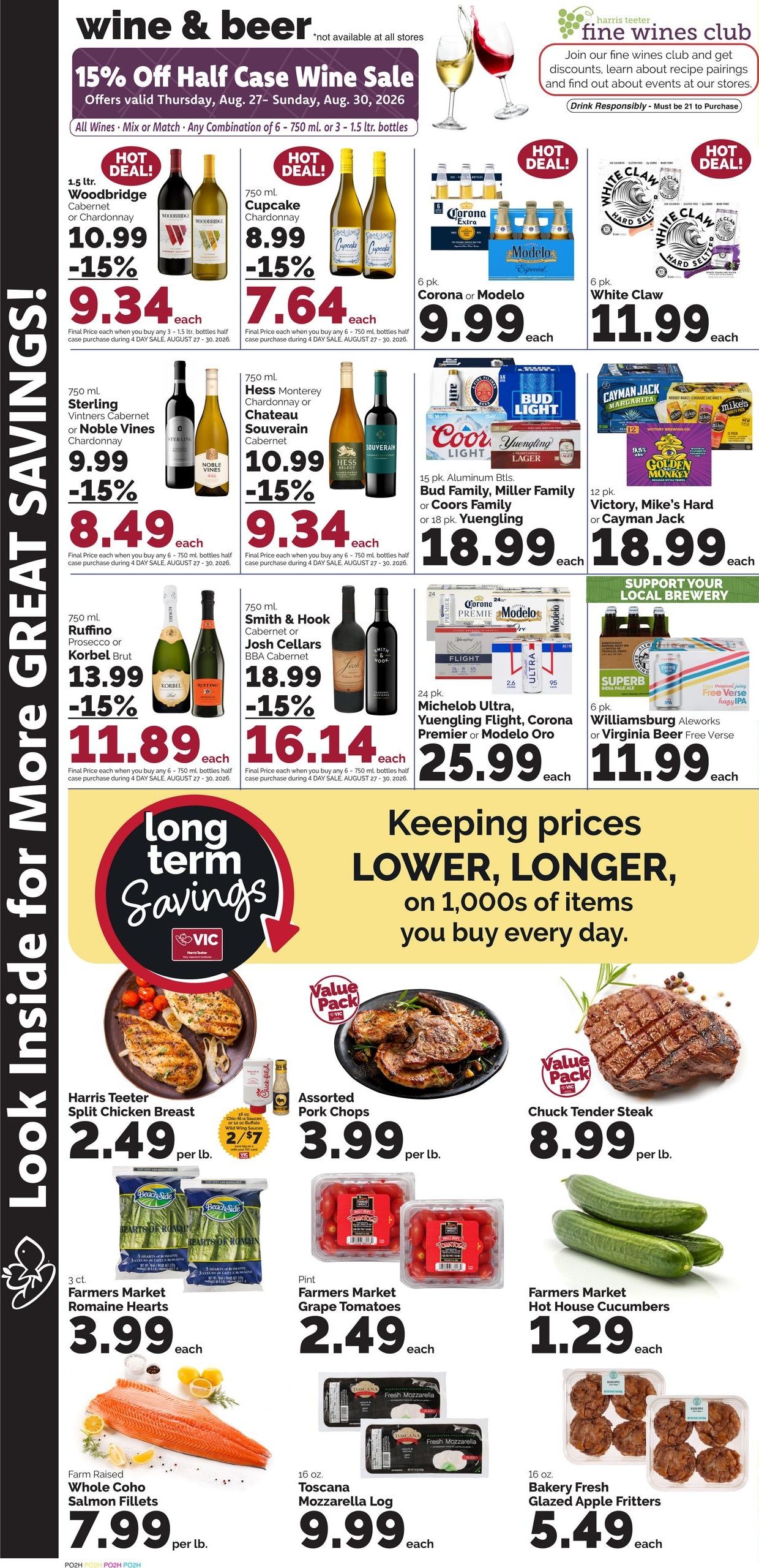 Harris Teeter (Chesapeake Area, VA) Weekly Ad August 26 - September 1, 2026