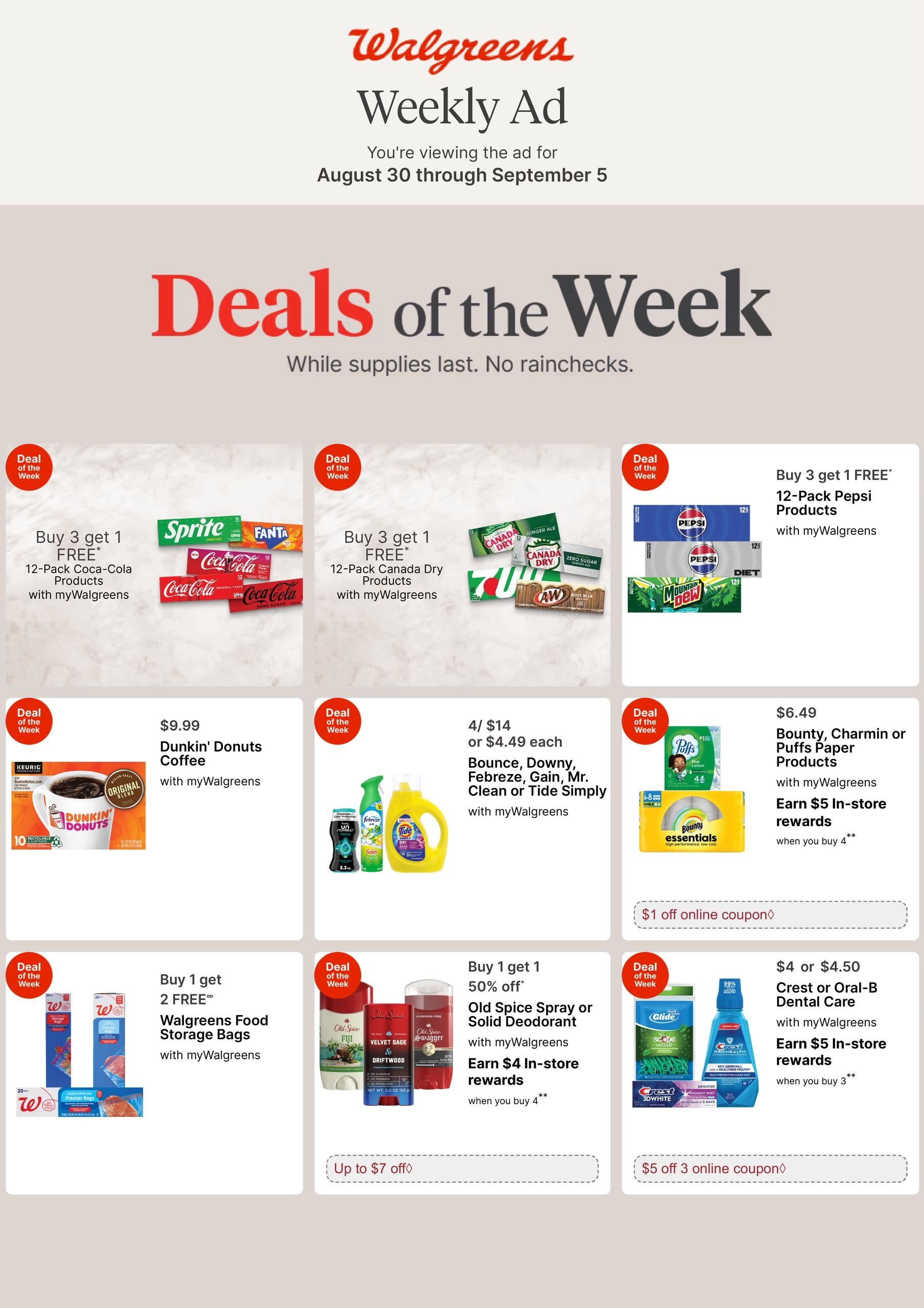 Walgreens (HI) Weekly Ad August 30 - September 5, 2026