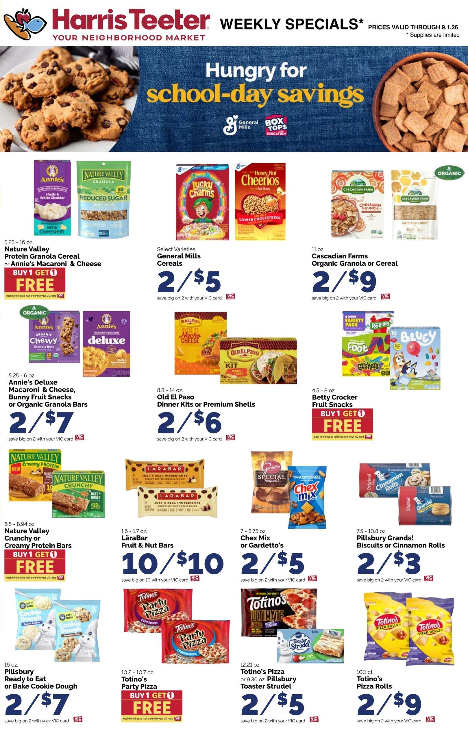 Harris Teeter (Charlotte Area, NC) Weekly Ad August 26 - September 1, 2026
