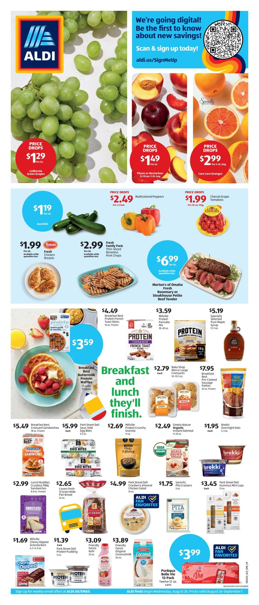 ALDI (CT, NJ, NY) Weekly Ad August 26 - September 1, 2026