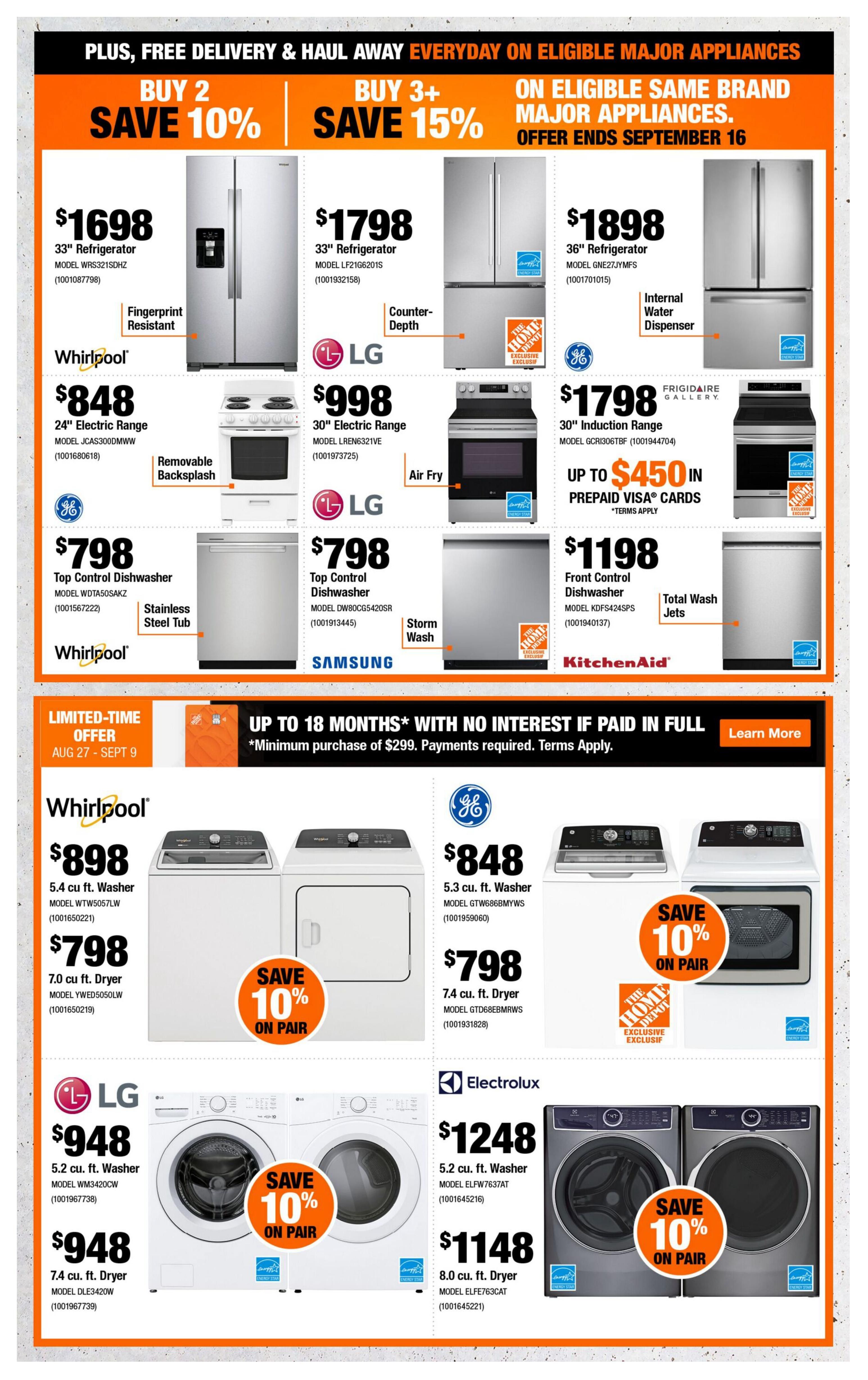 Home Depot (ON) Flyer August 27 to September 9