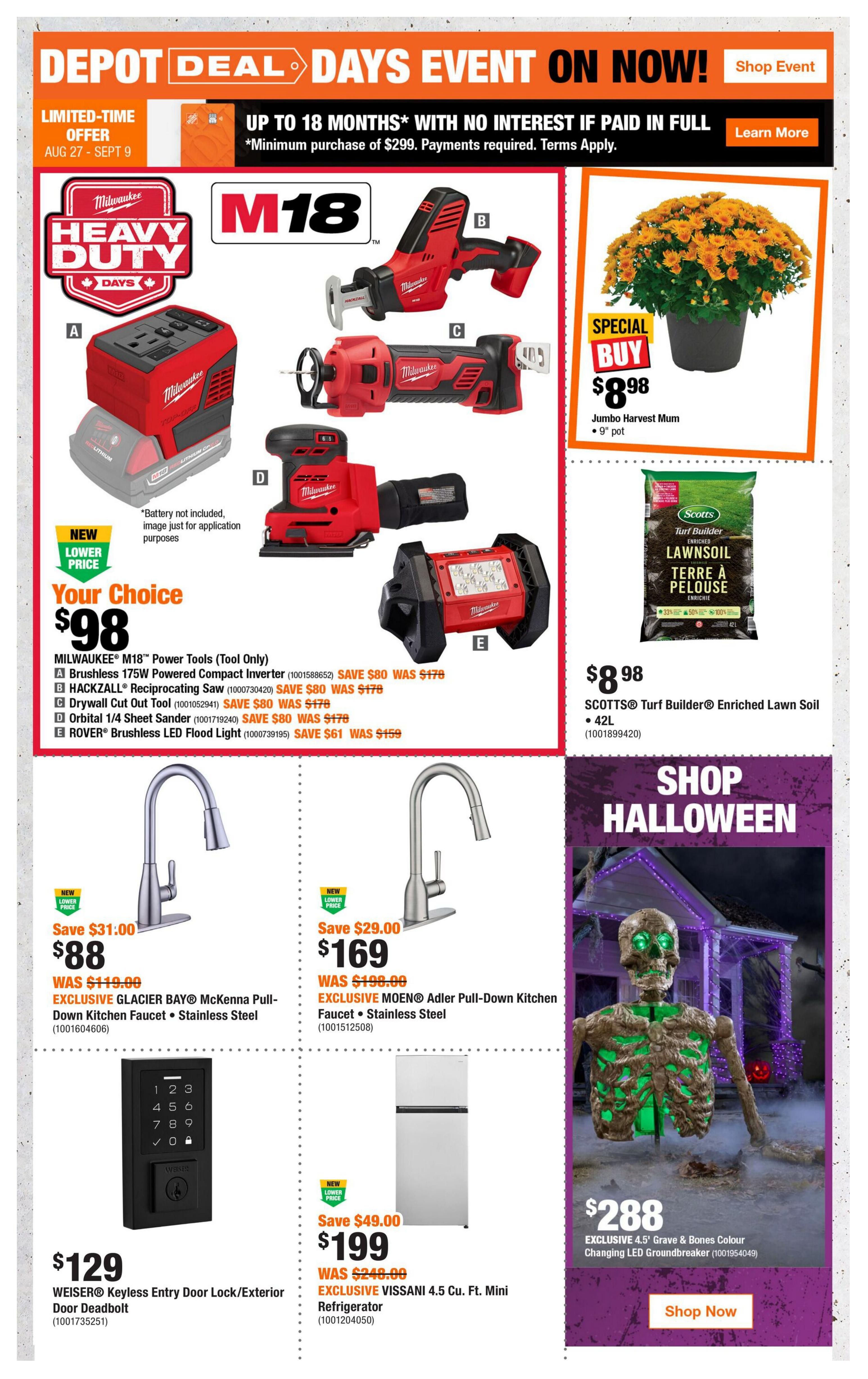 Home Depot (Atlantic) Flyer August 27 to September 9