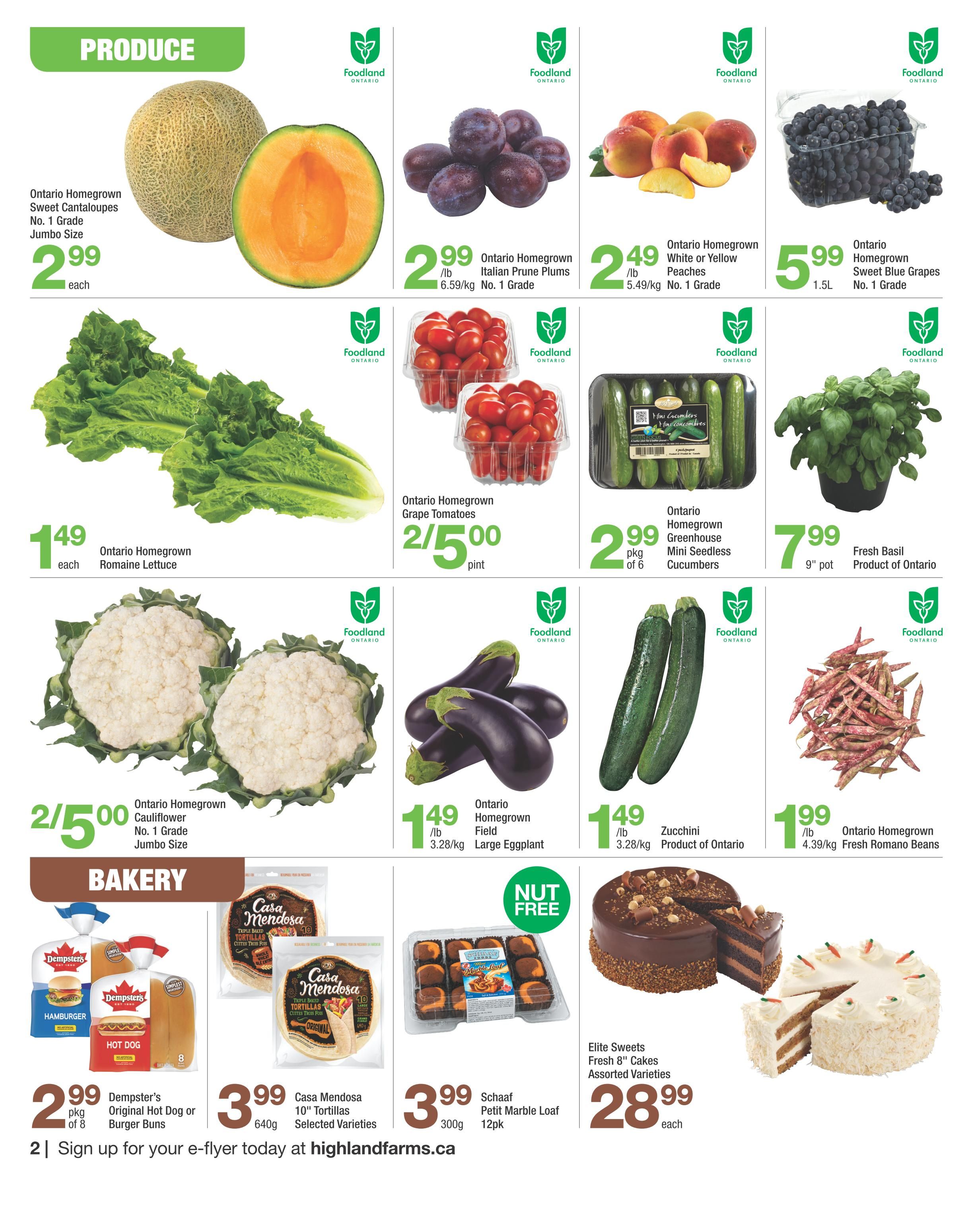 Highland Farms Flyer August 27 to September 2