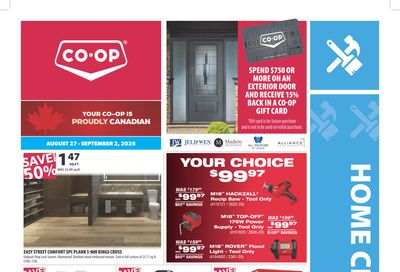 Co-op (West) Home Centre Flyer August 27 to September 2