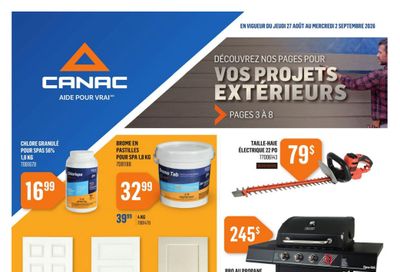 Canac Flyer August 27 to September 2