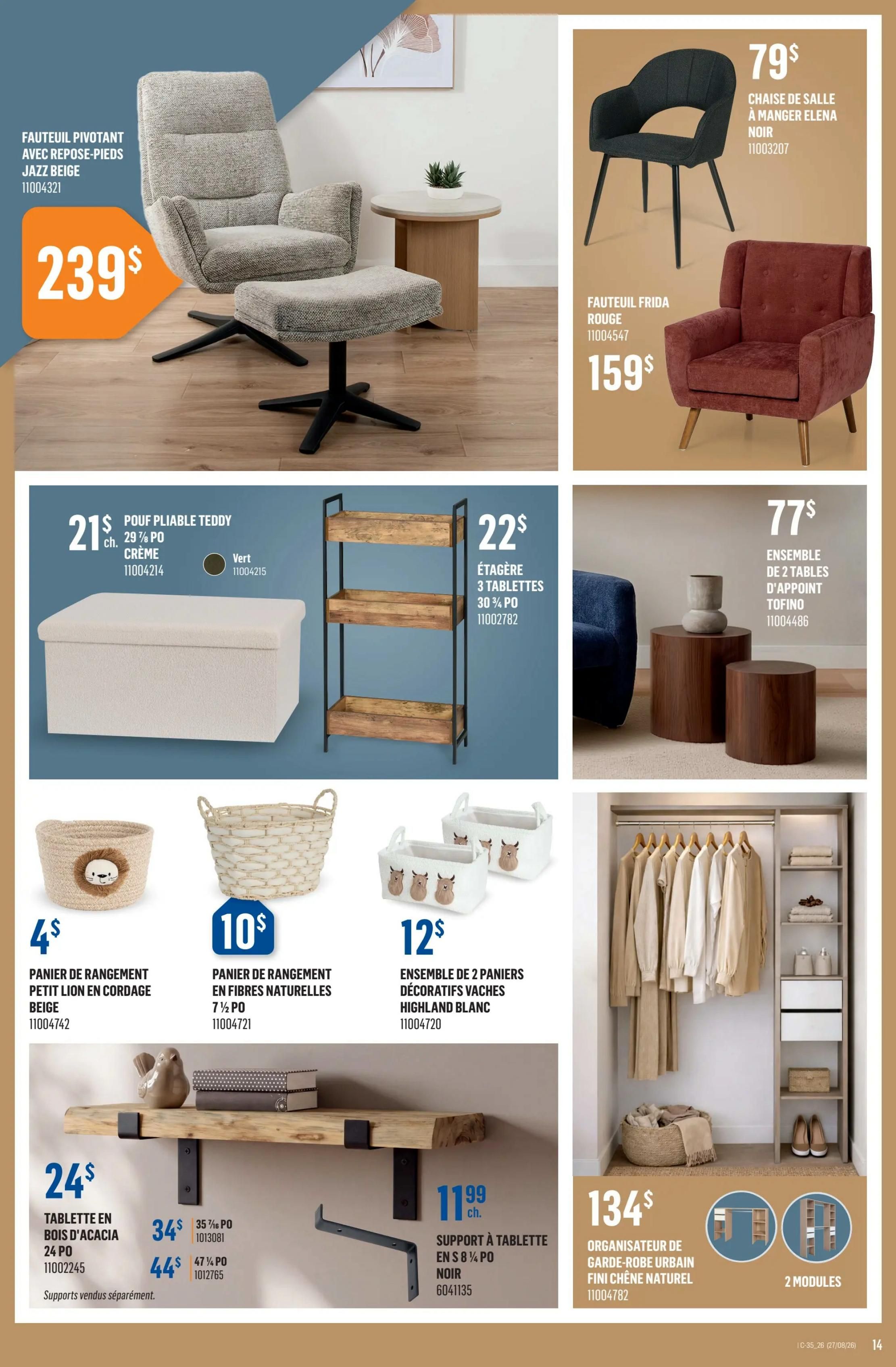 Canac Flyer August 27 to September 2