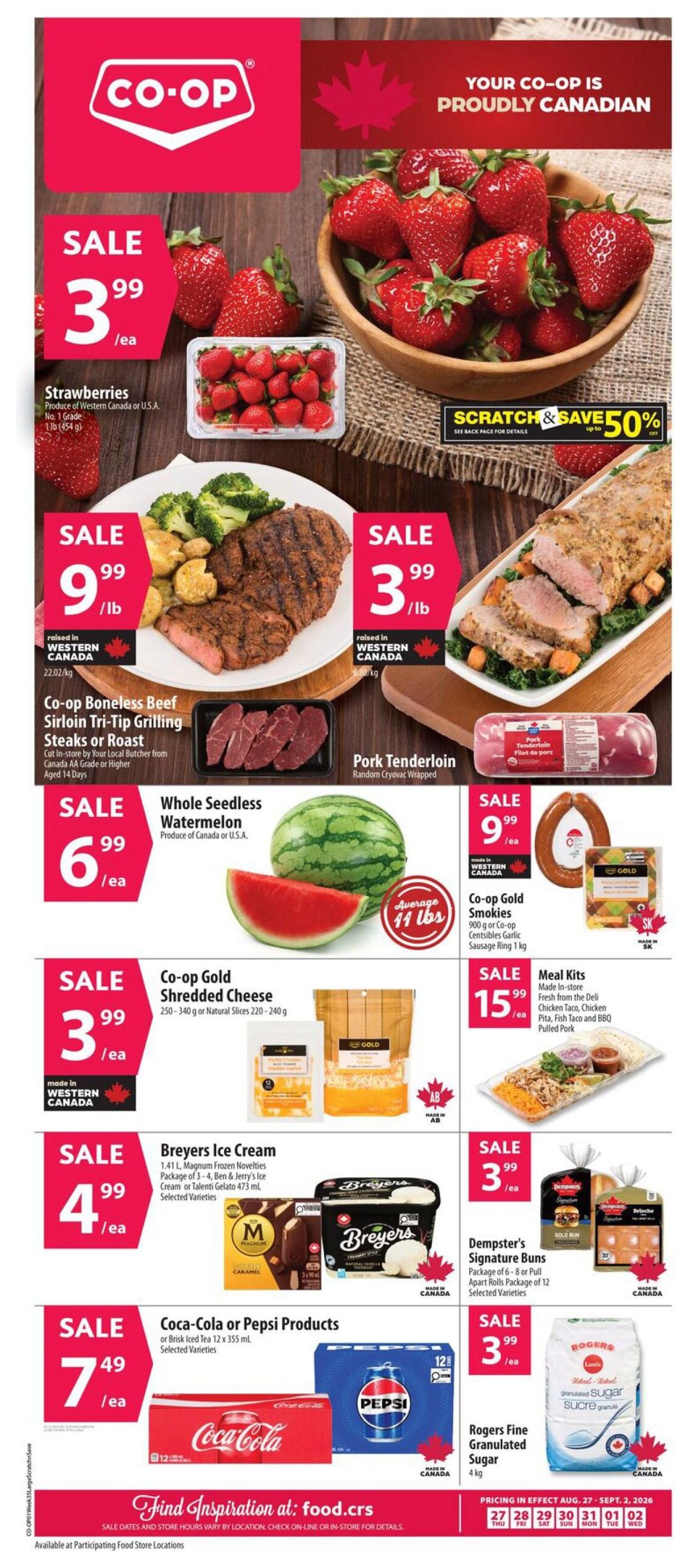 Co-op (West) Food Store Flyer August 27 to September 2