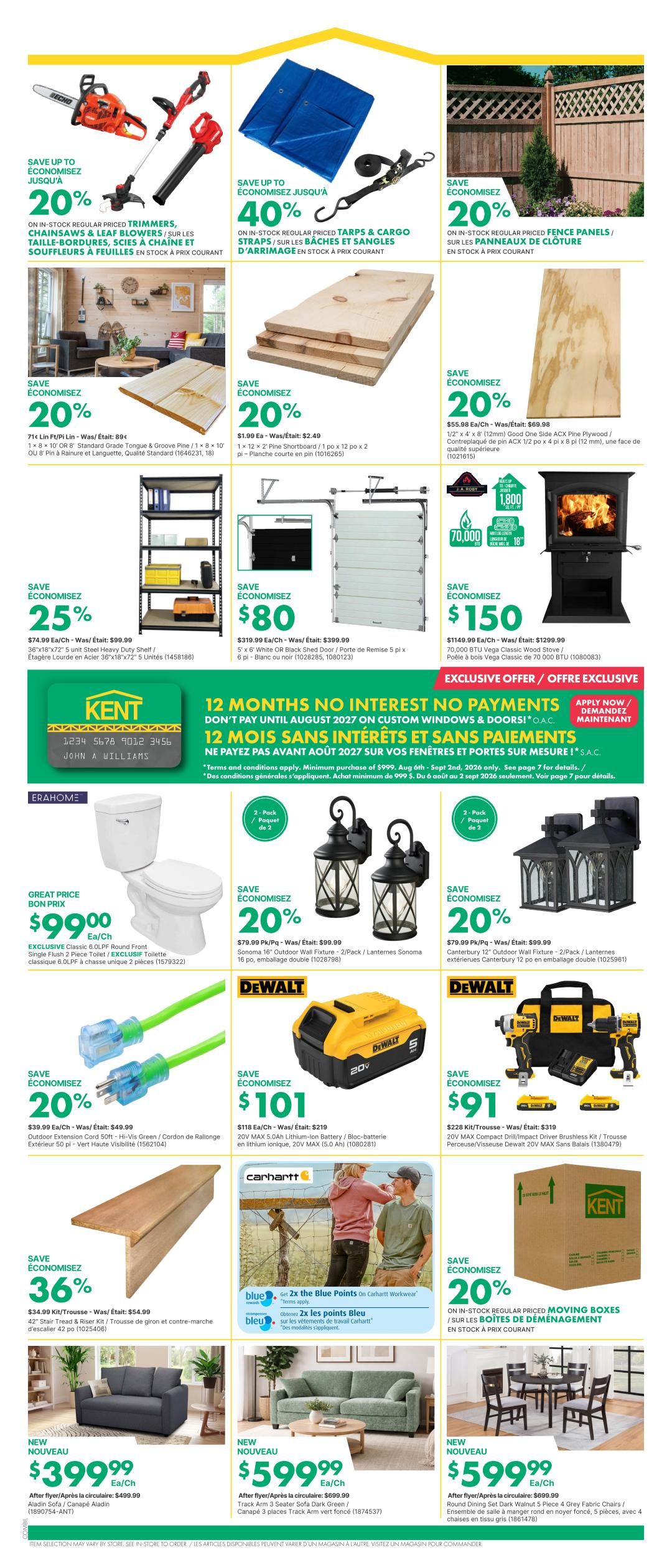 Kent Building Supplies Flyer August 27 to September 2