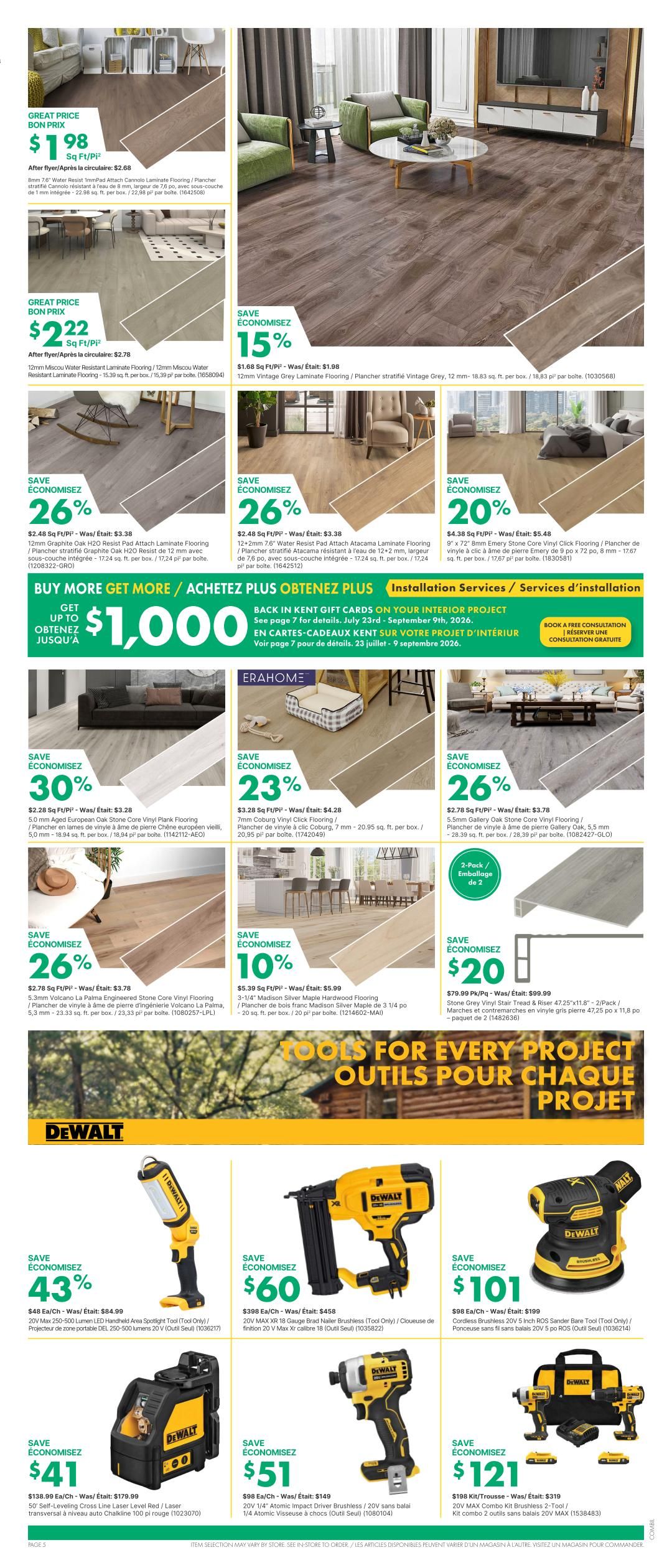 Kent Building Supplies Flyer August 27 to September 2