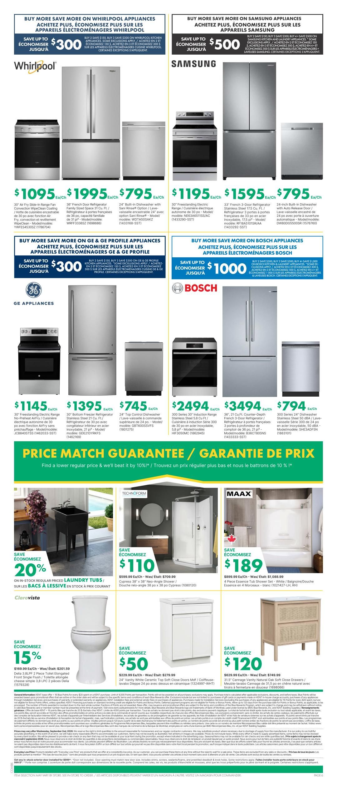 Kent Building Supplies Flyer August 27 to September 2