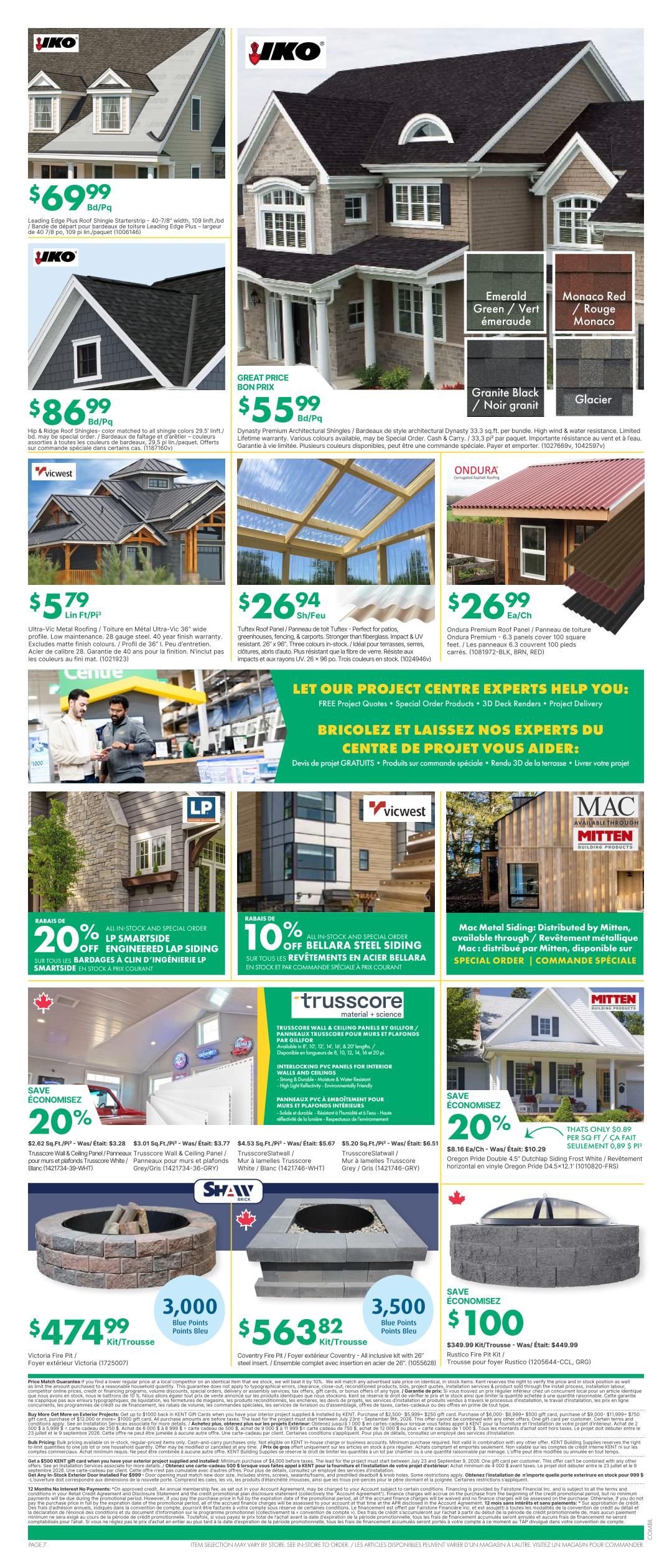 Kent Building Supplies Flyer August 27 to September 2