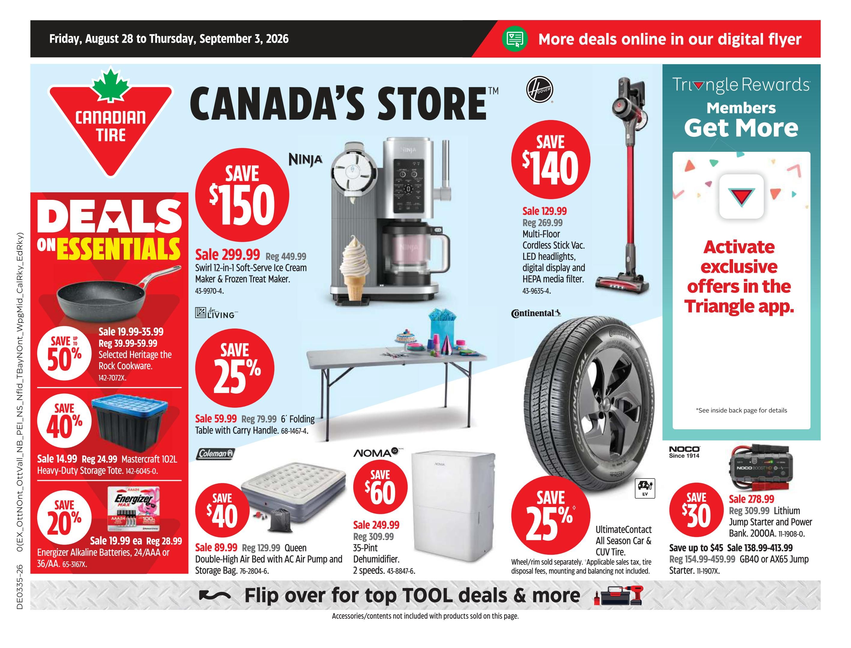 Canadian Tire (ON) Flyer August 28 to September 3