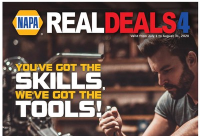 NAPA Auto Parts Real Deals Flyer July 1 to August 31