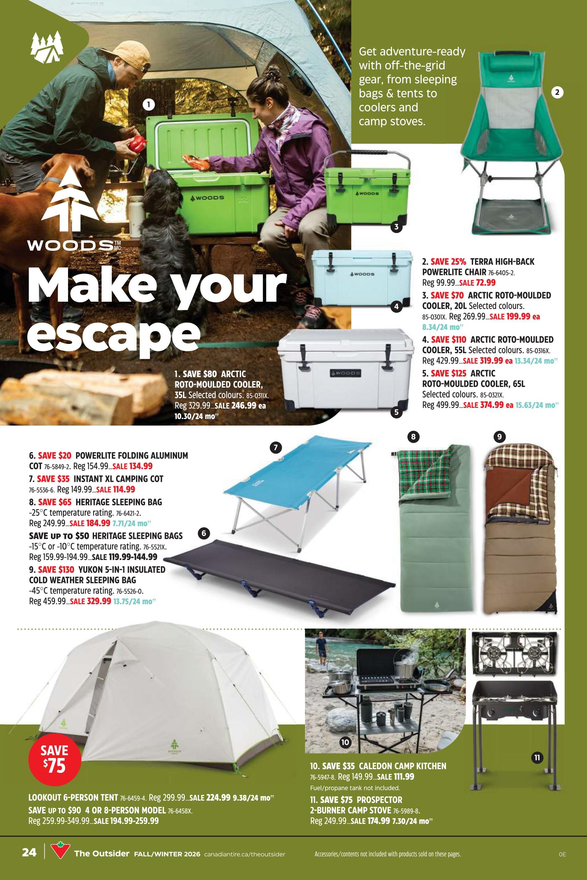 Canadian Tire The Outsider Catalogue August 28 to September 17