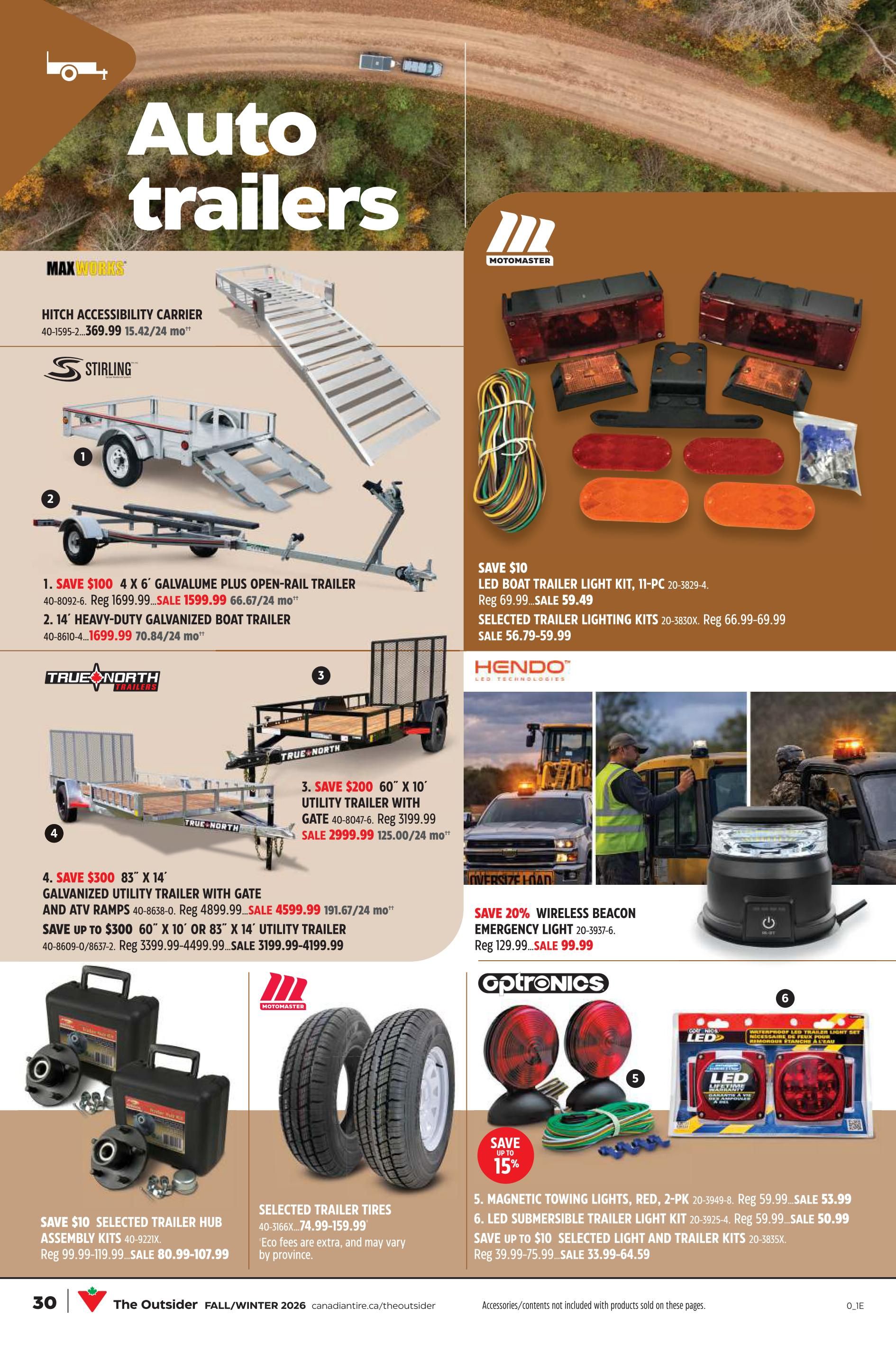 Canadian Tire The Outsider Catalogue August 28 to September 17