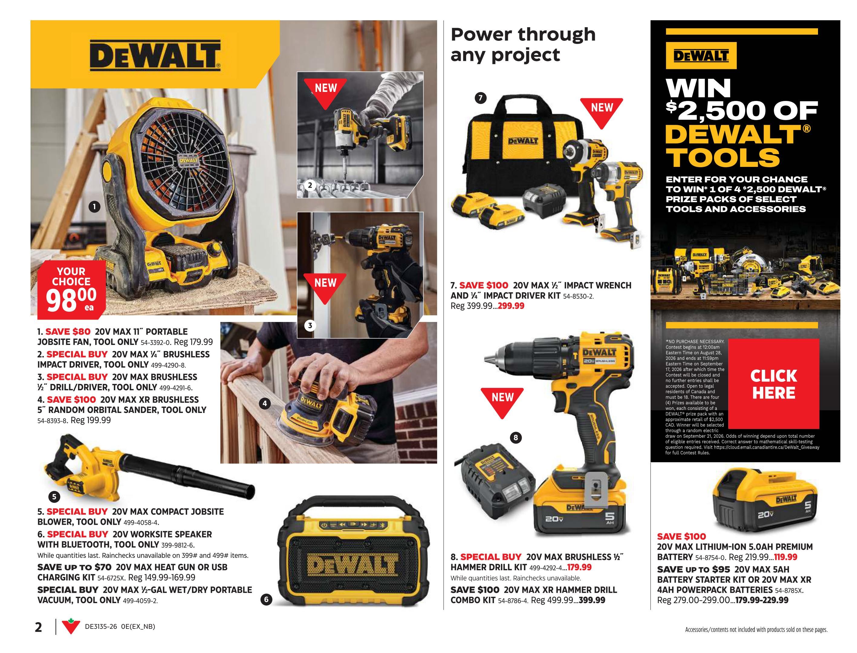 Canadian Tire The Ultimate Tool Guide August 28 to September 17