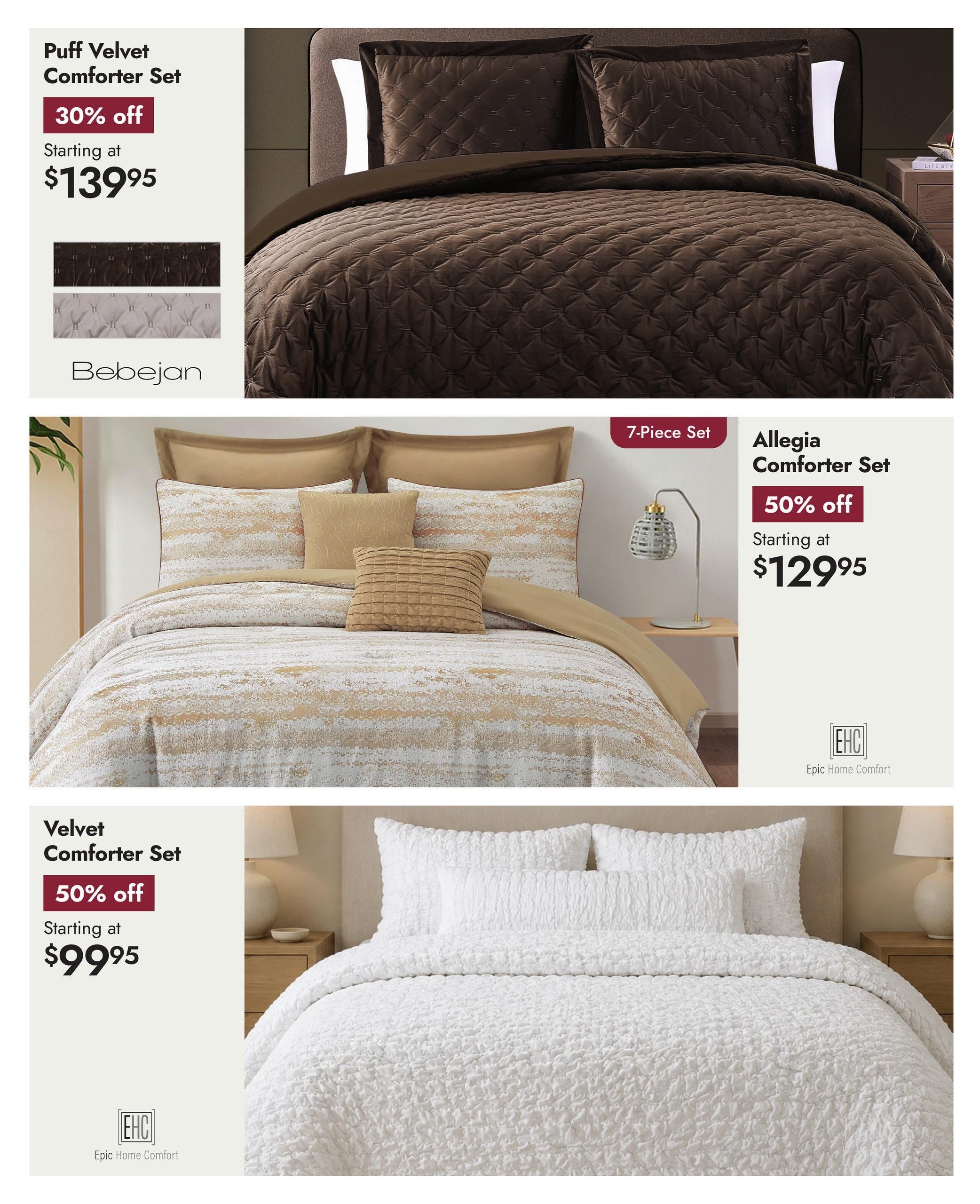 Linen Chest Flyer August 26 to September 20