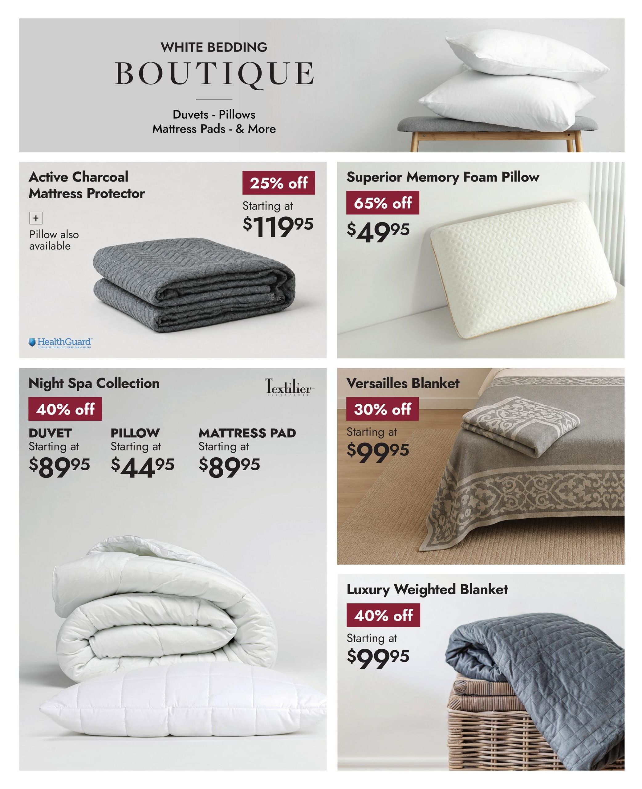 Linen Chest Flyer August 26 to September 20