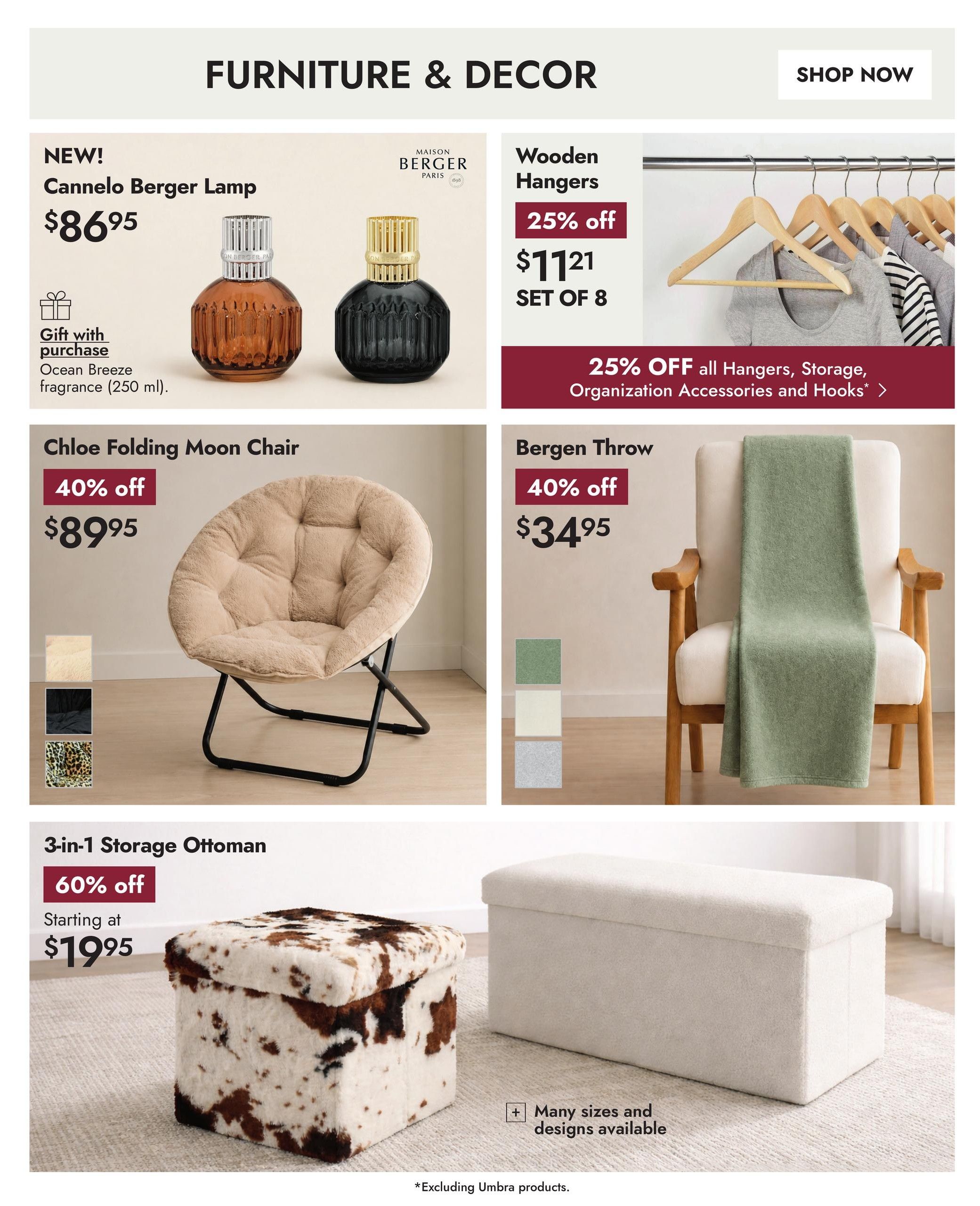Linen Chest Flyer August 26 to September 20