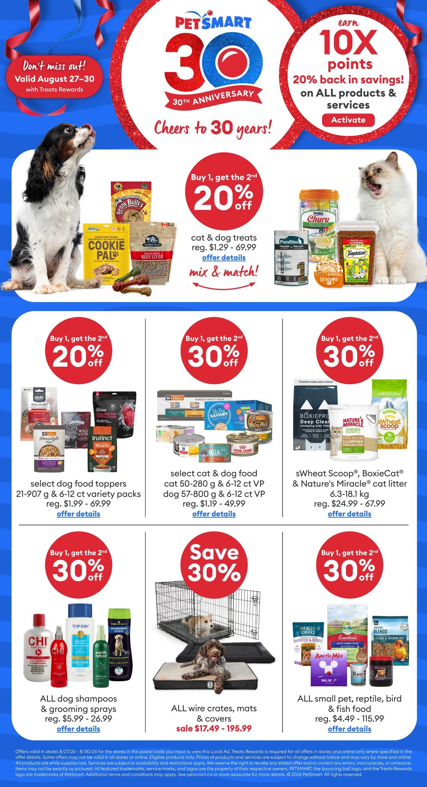 PetSmart Flyer August 27 to 30
