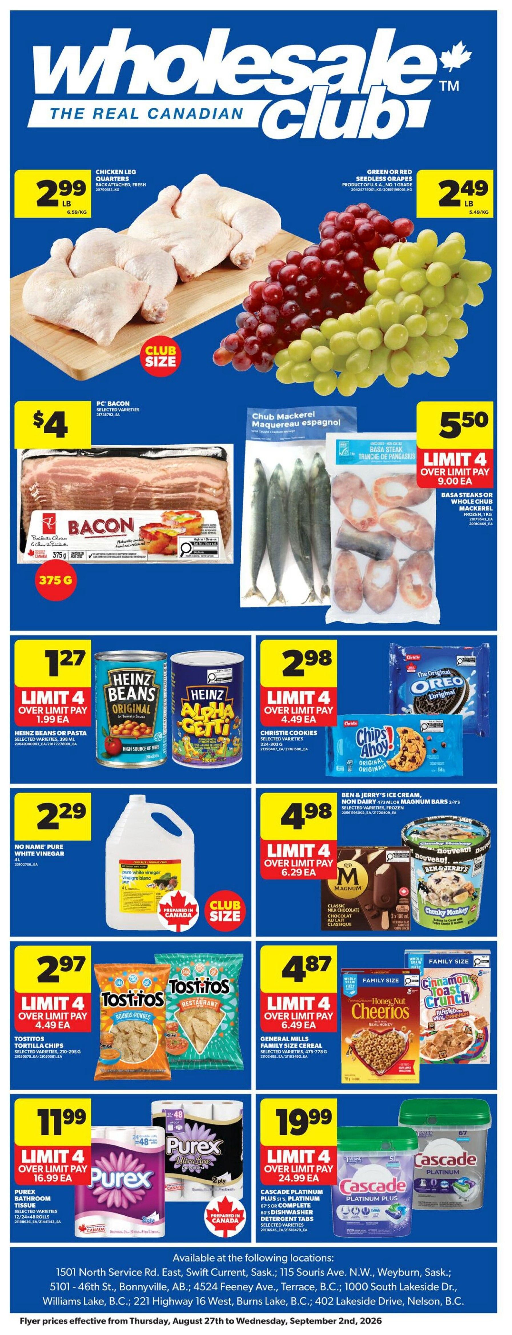 Real Canadian Wholesale Club Flyer August 27 to September 2