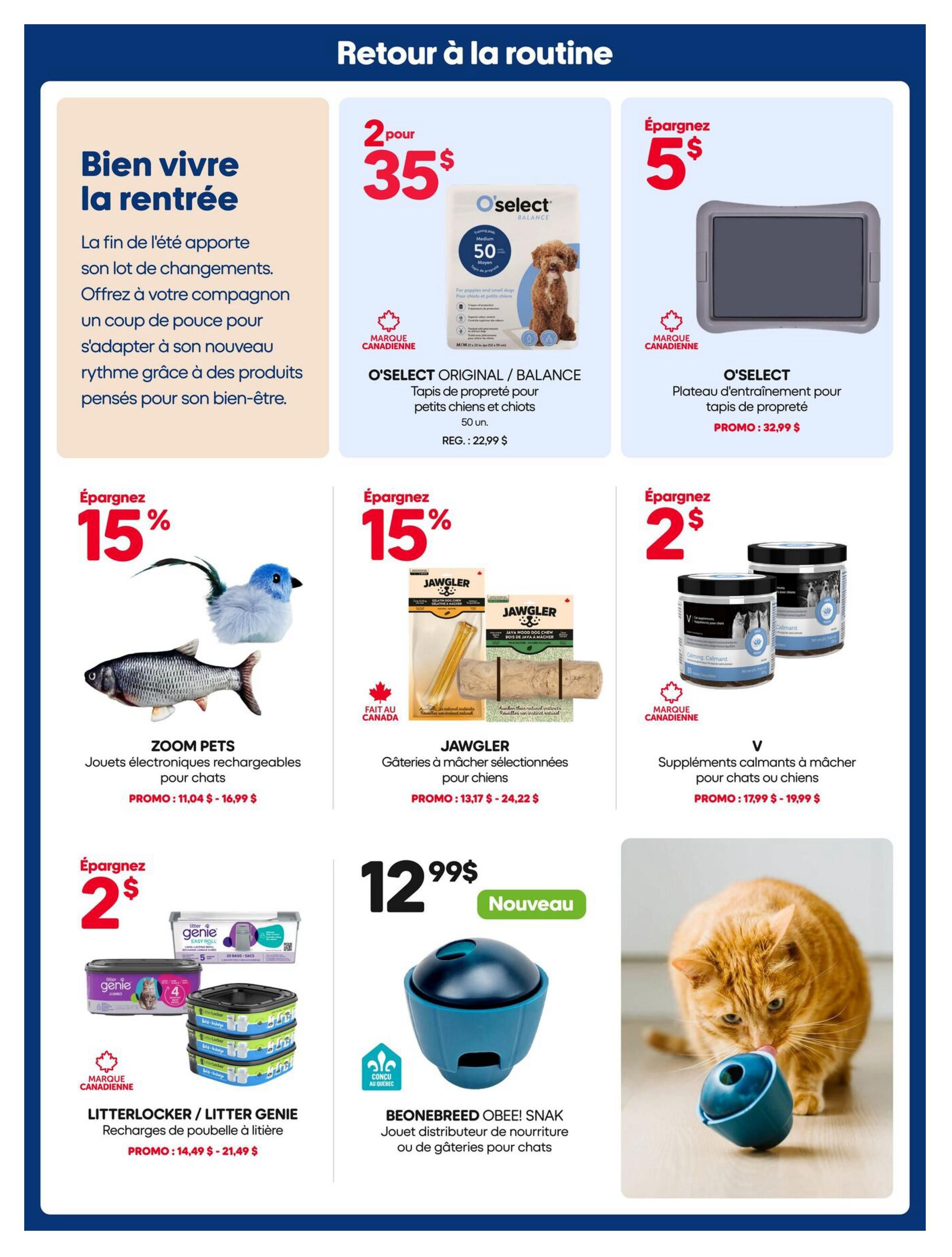 Mondou Flyer August 27 to September 9