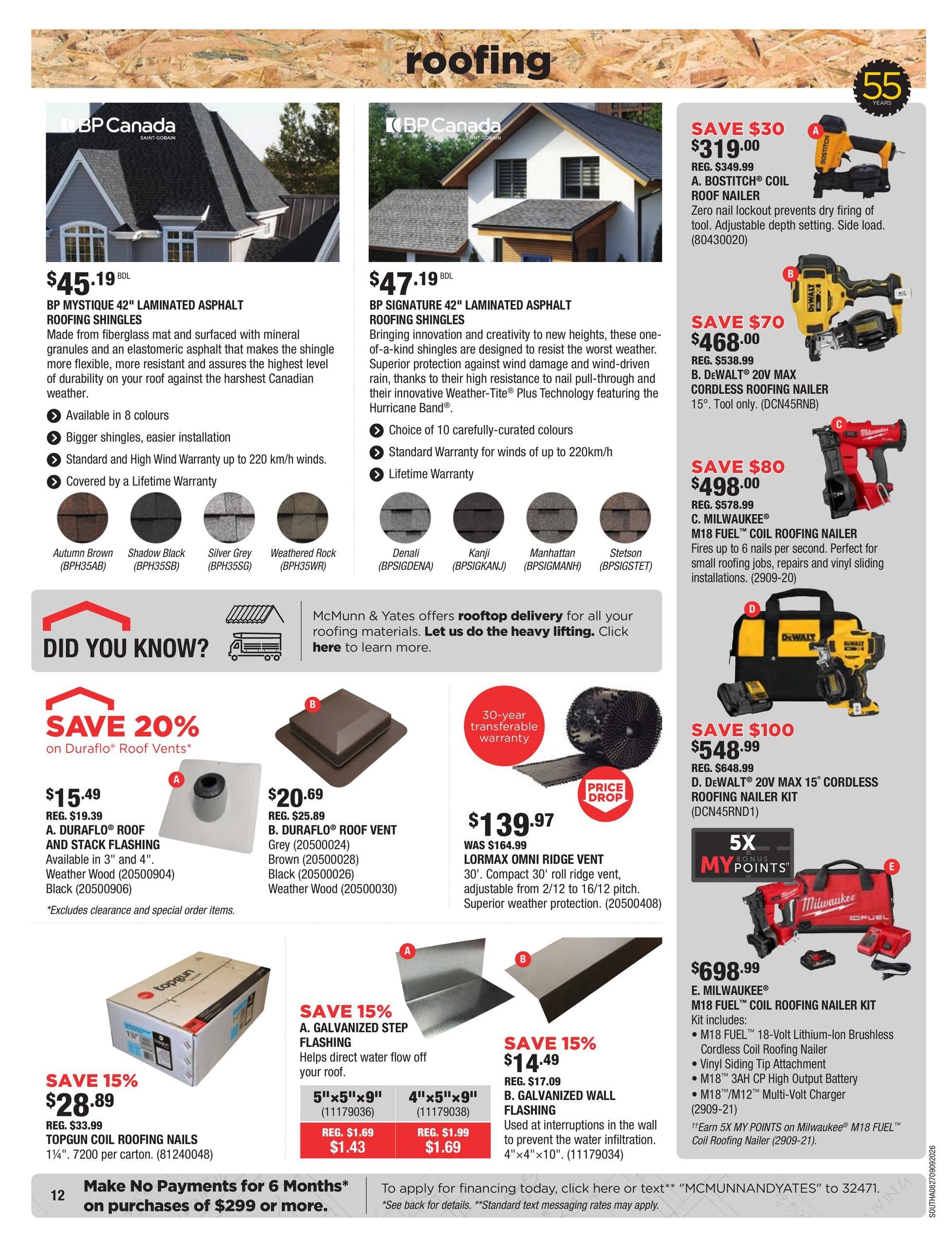 McMunn & Yates Building Supplies Flyer August 27 to September 9