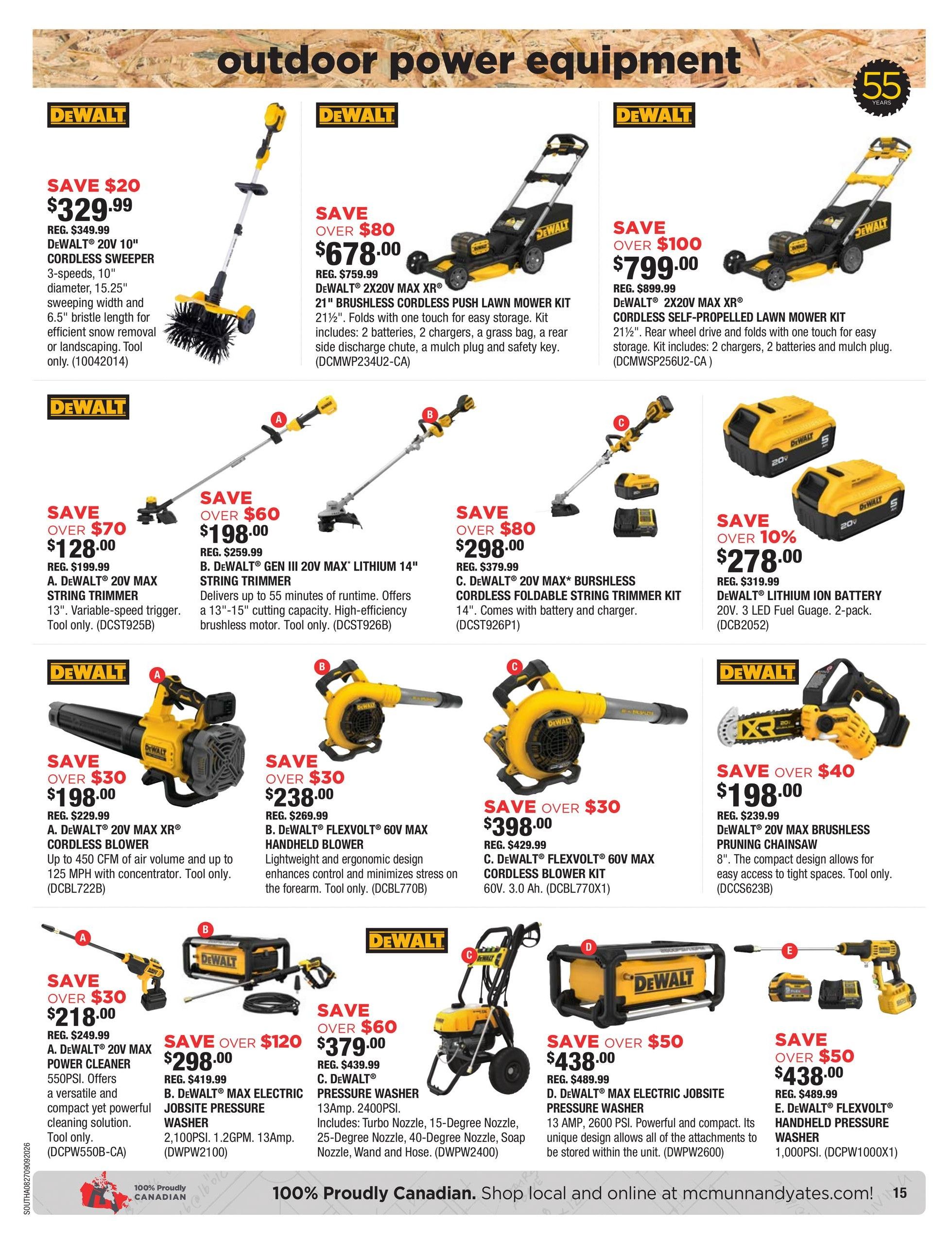 McMunn & Yates Building Supplies Flyer August 27 to September 9