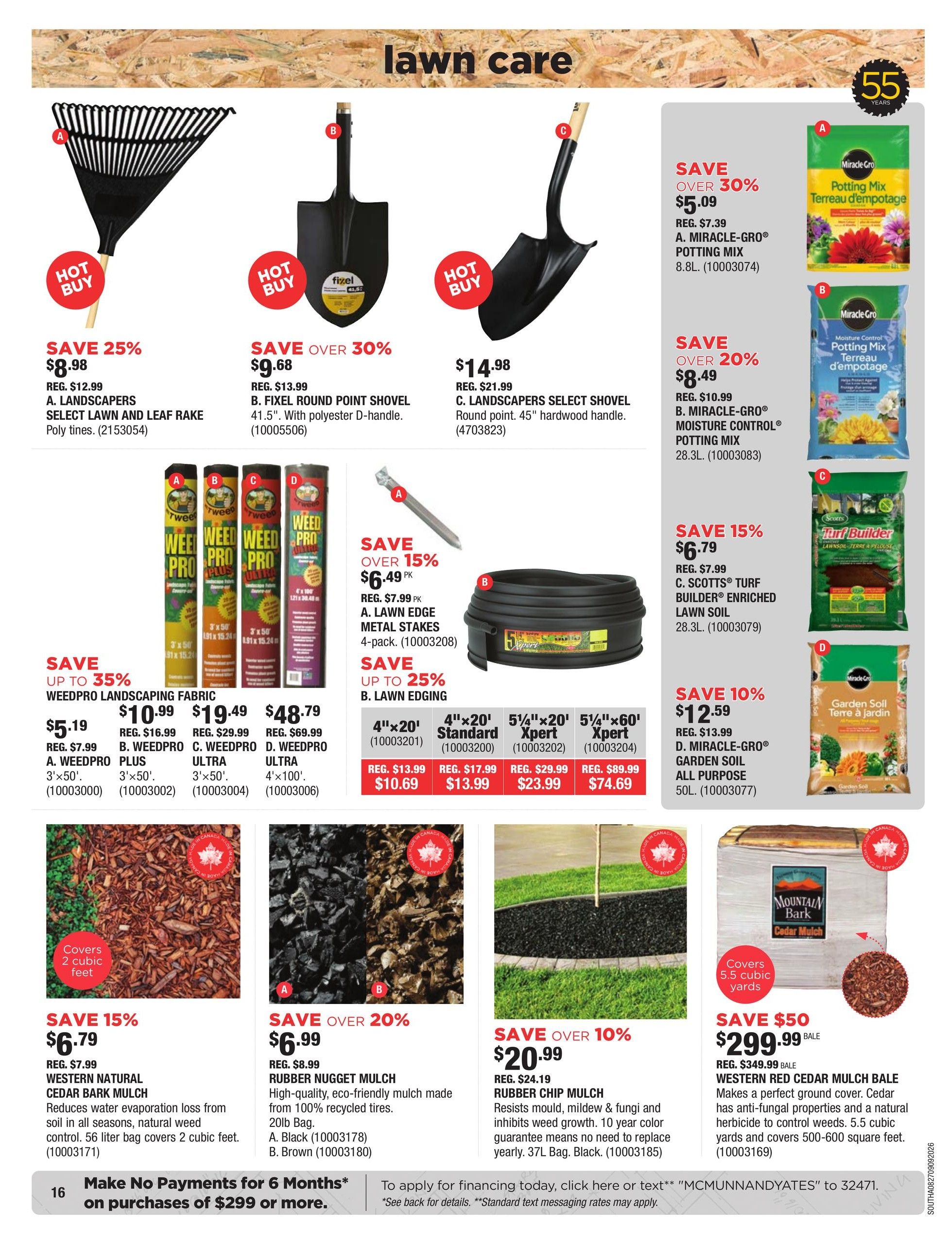 McMunn & Yates Building Supplies Flyer August 27 to September 9