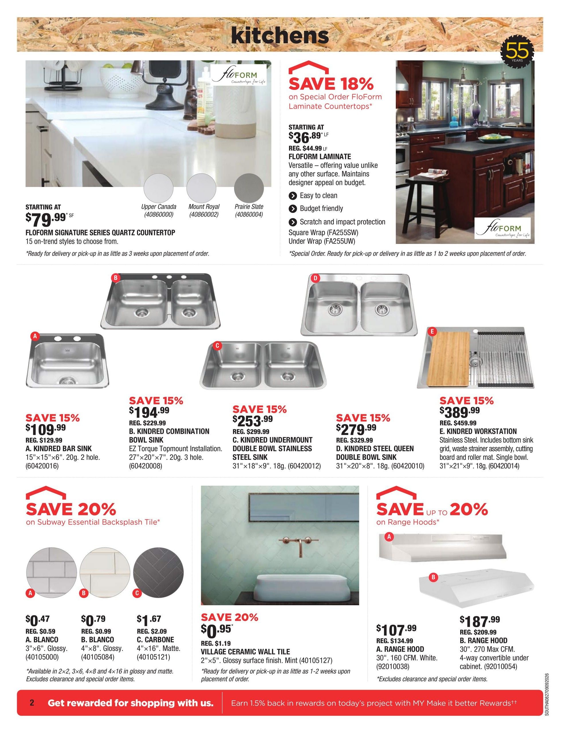 McMunn & Yates Building Supplies Flyer August 27 to September 9