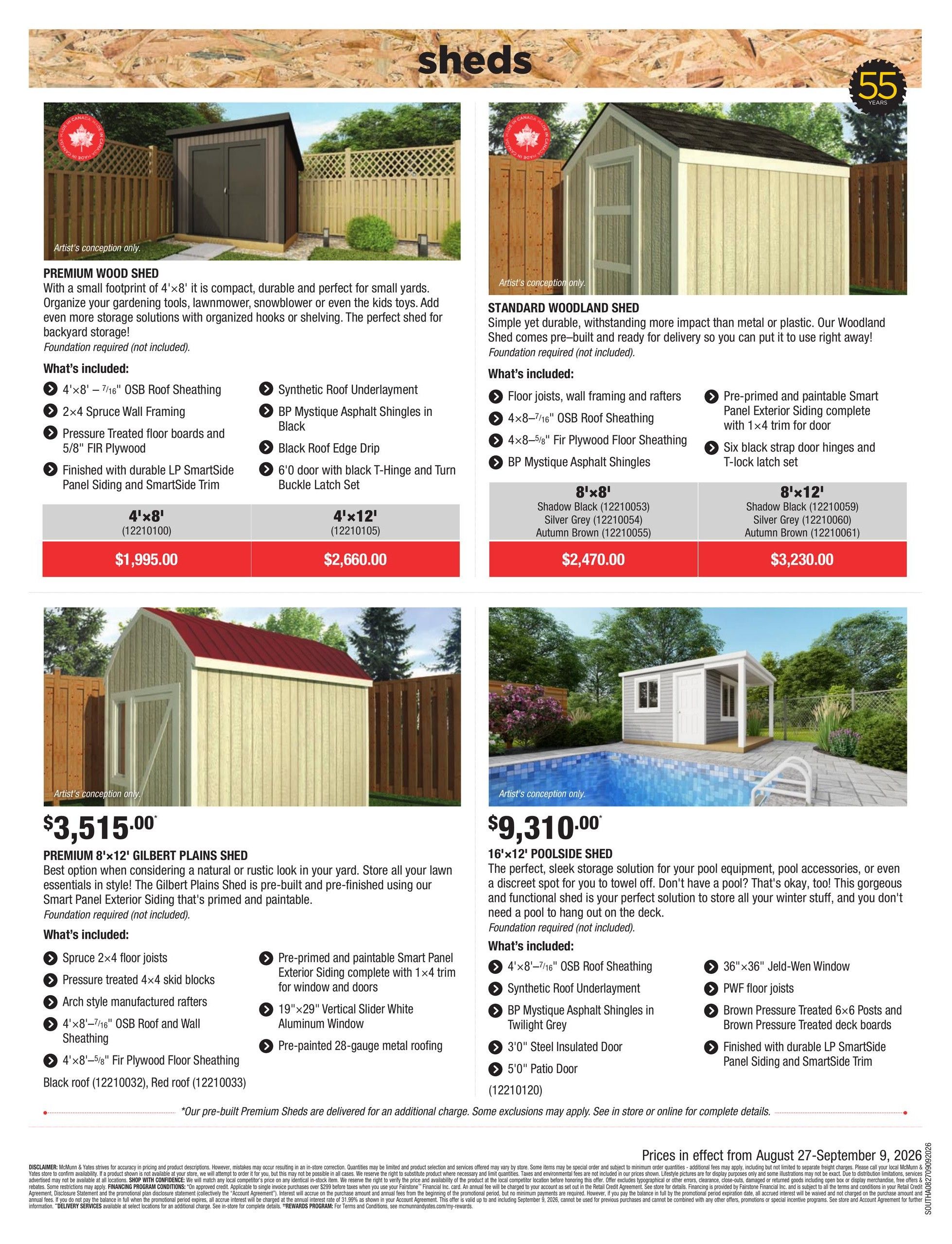 McMunn & Yates Building Supplies Flyer August 27 to September 9