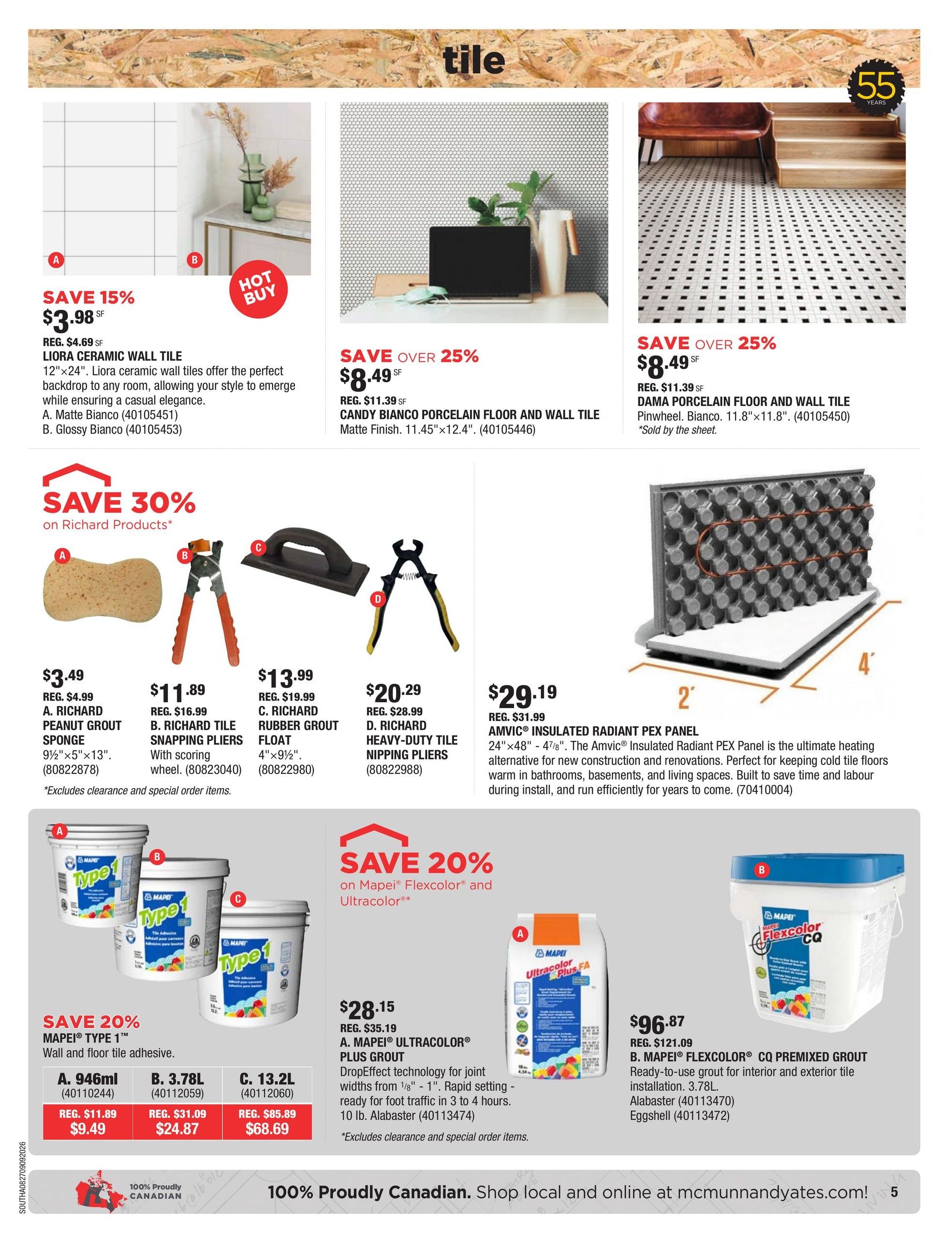 McMunn & Yates Building Supplies Flyer August 27 to September 9