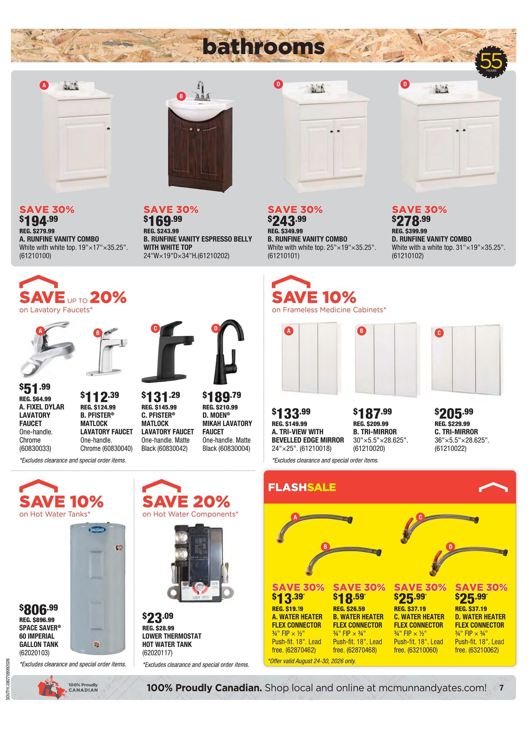 McMunn & Yates Building Supplies Flyer August 27 to September 9