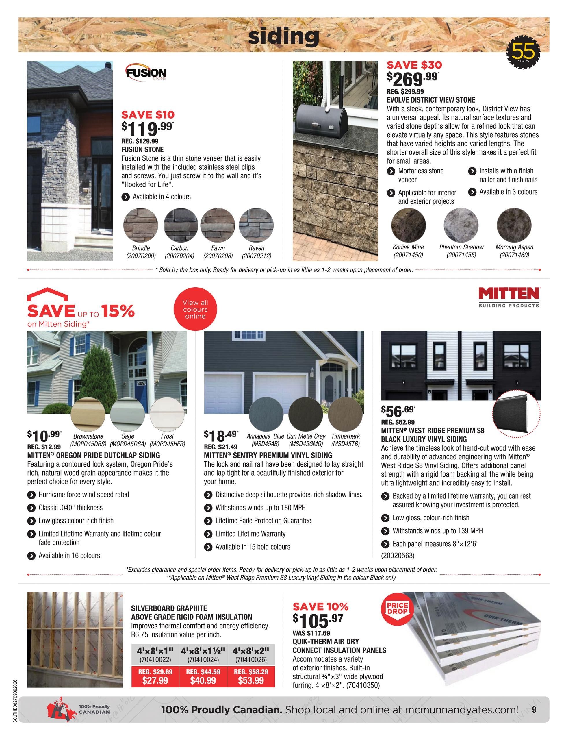 McMunn & Yates Building Supplies Flyer August 27 to September 9