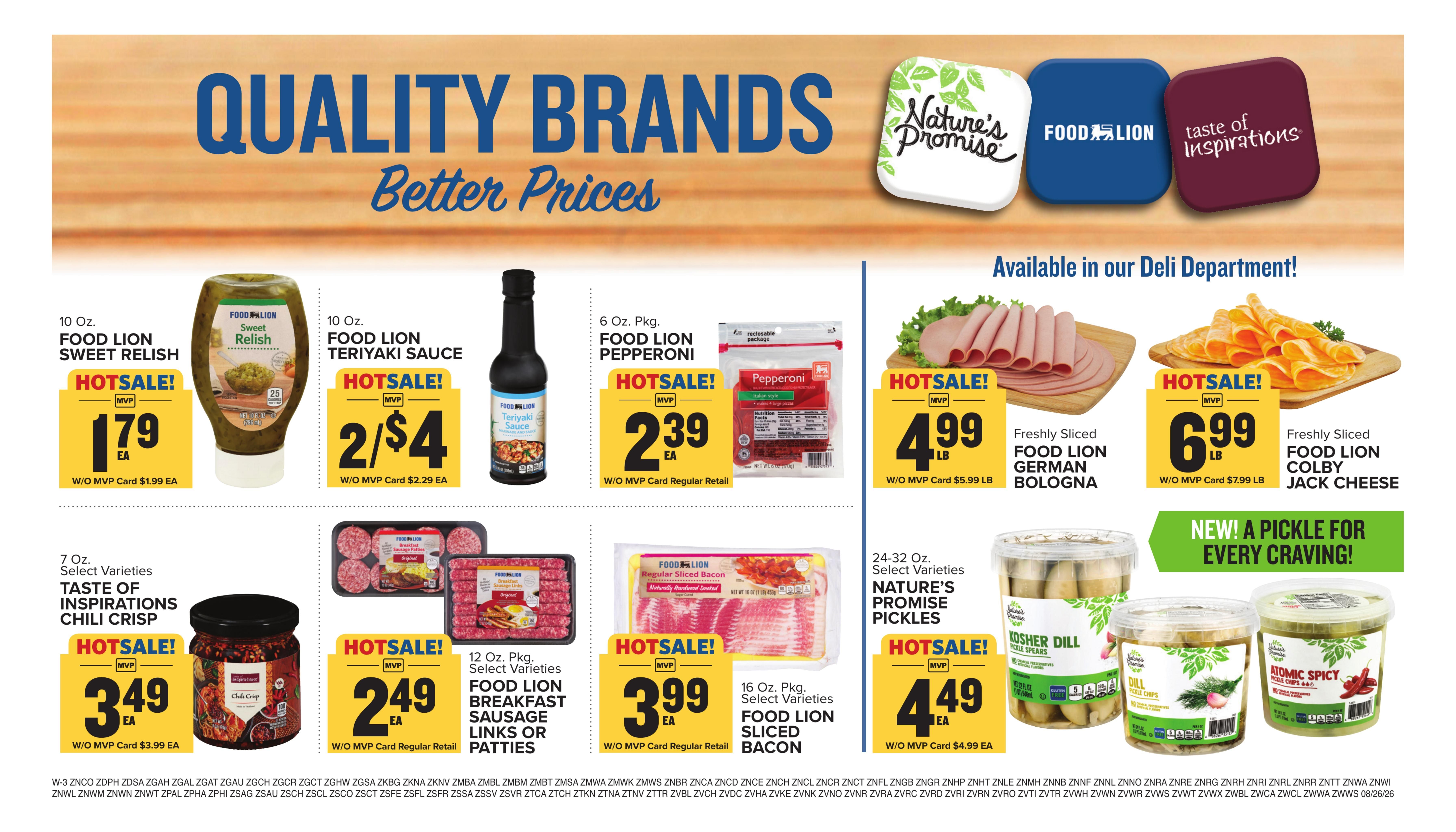 Food Lion (Burkeville–Prospect Area, VA) Weekly Ad August 26 - September 1, 2026